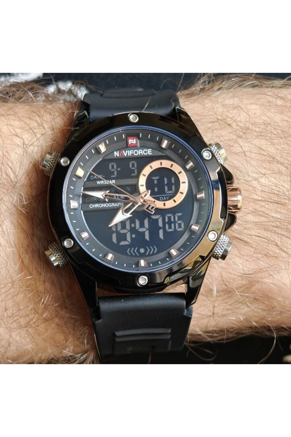 Чоловічий годинник  Naviforce Pride Darkside, 2 ремінці