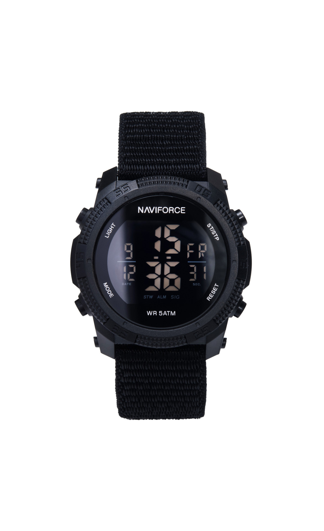 Чоловічий годинник  Naviforce Europe Armor Black, 2 ремінці