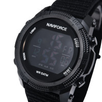 Чоловічий годинник  Naviforce Europe Armor Black, 2 ремінці