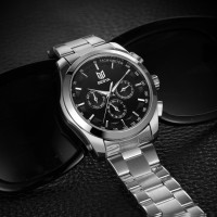 Чоловічий годинник  Besta Walker Elastic Black, 2 ремінці