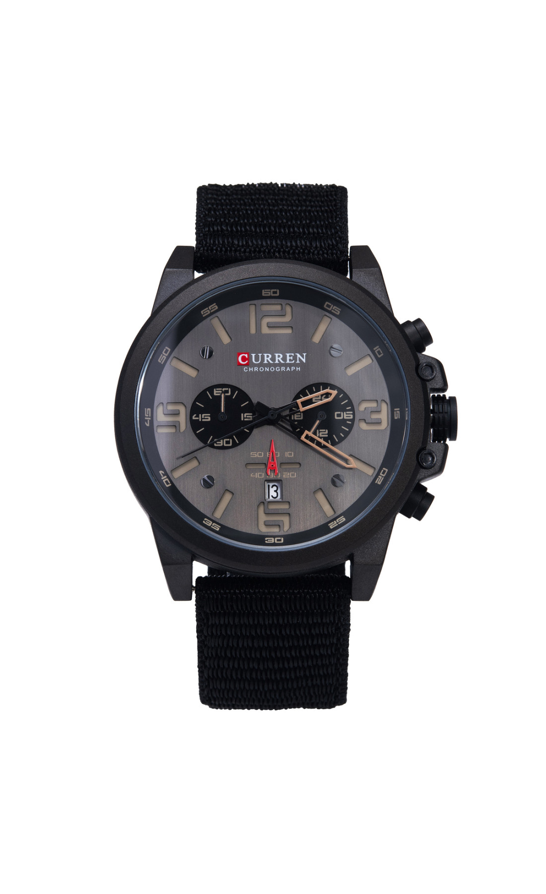 Чоловічий годинник  Curren Monreal Armor Black, 2 ремінці