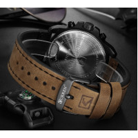 Чоловічий годинник  Curren Monreal Armor Black, 2 ремінці