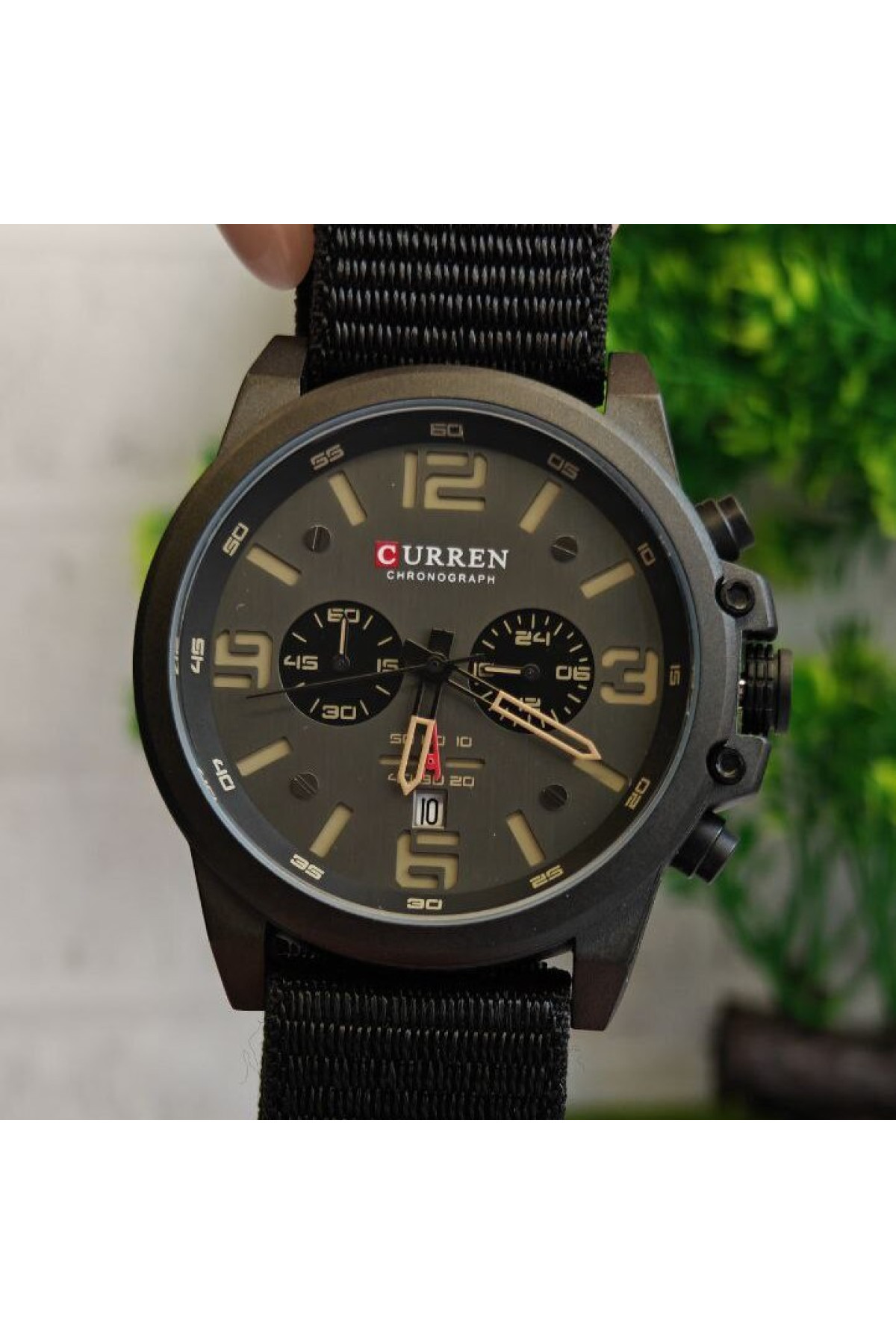 Чоловічий годинник  Curren Monreal Armor Black, 2 ремінці