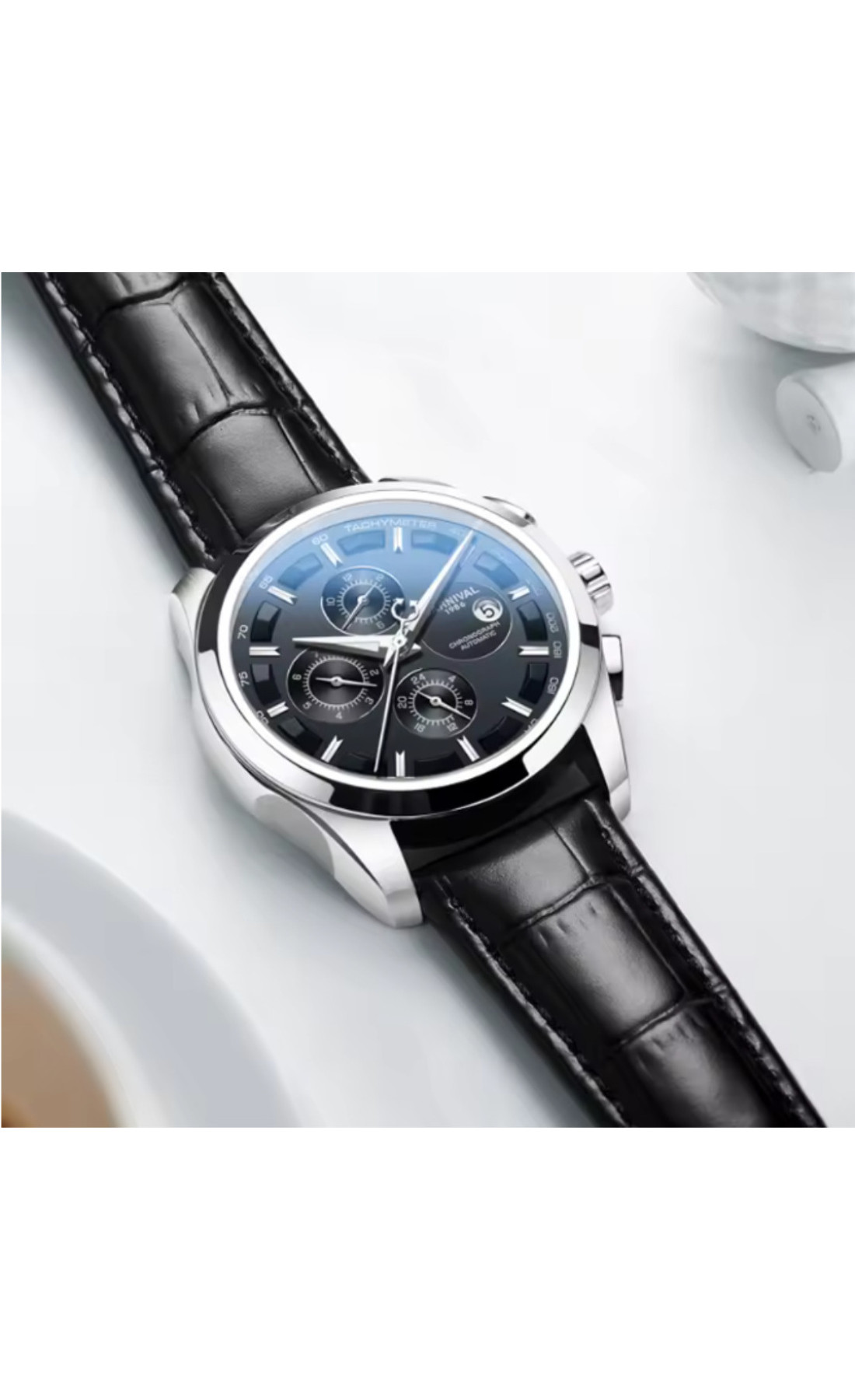 Чоловічий годинник  Carnival Genius Prime Silver, 2 ремінці