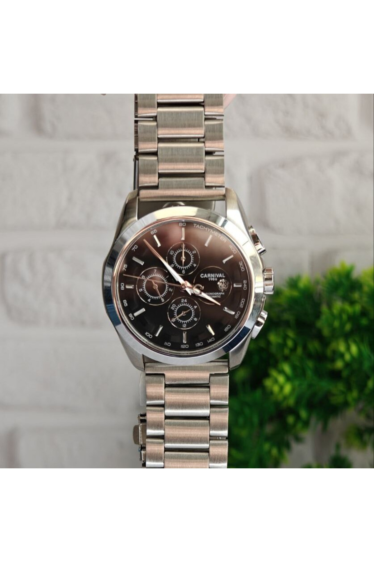 Чоловічий годинник  Carnival Genius Prime Silver, 2 ремінці