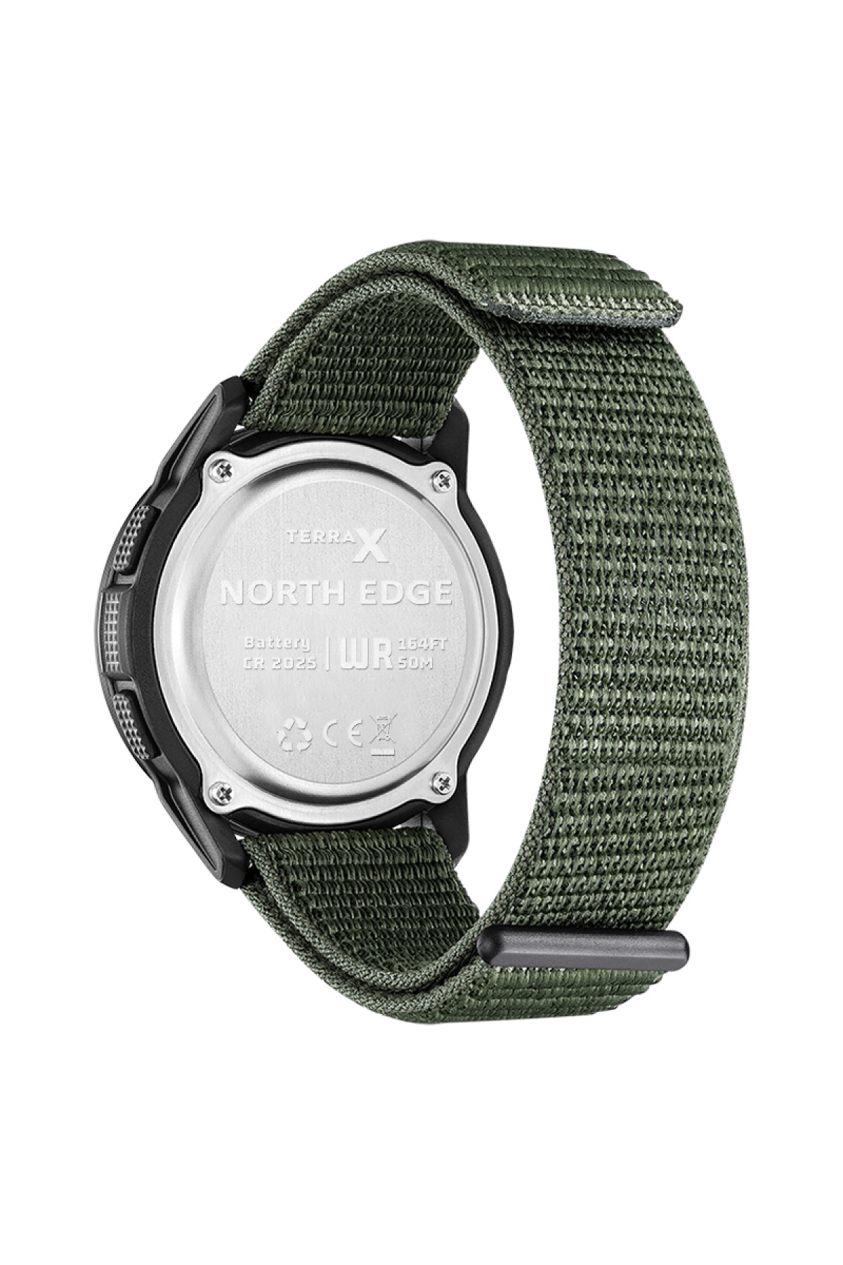 Чоловічий годинник  North Edge Terrax Green, 2 ремінці