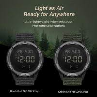 Чоловічий годинник  North Edge Terrax Green, 2 ремінці