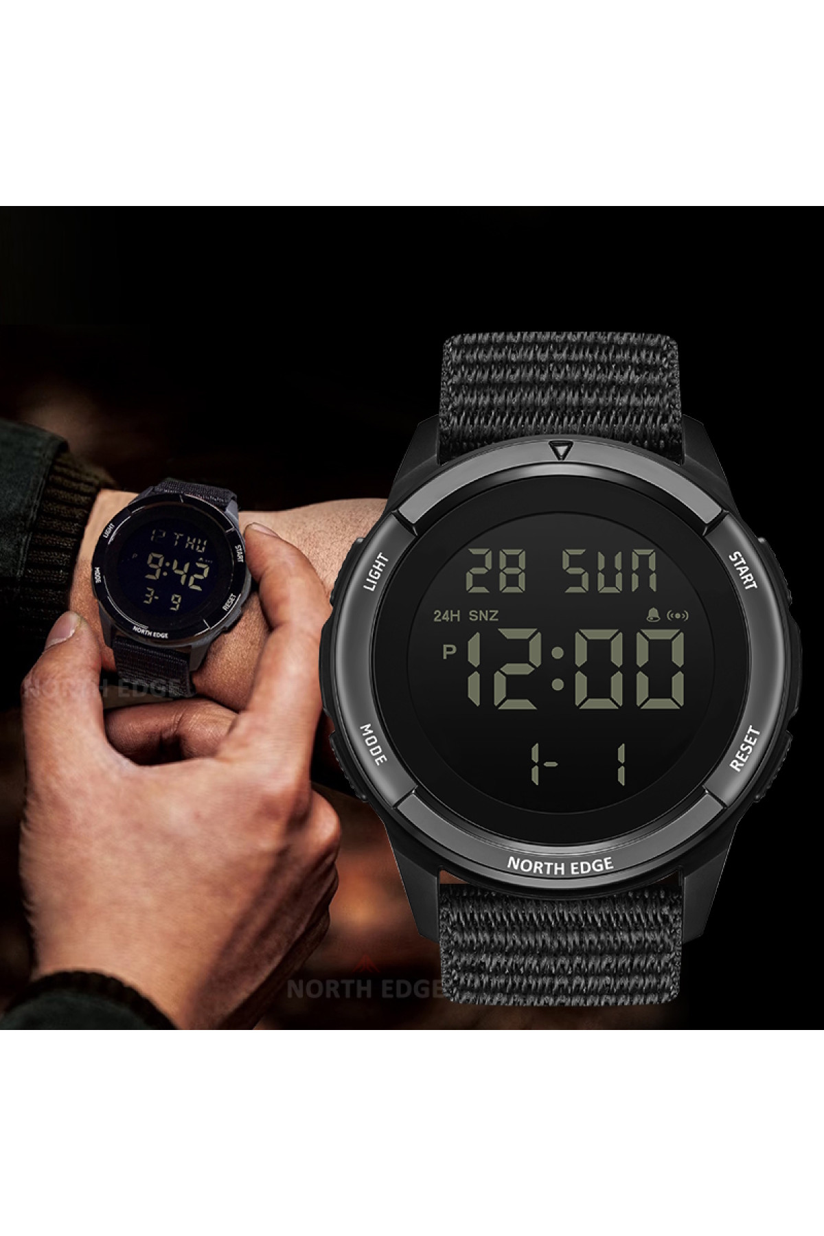 Чоловічий годинник  North Edge Terrax Black