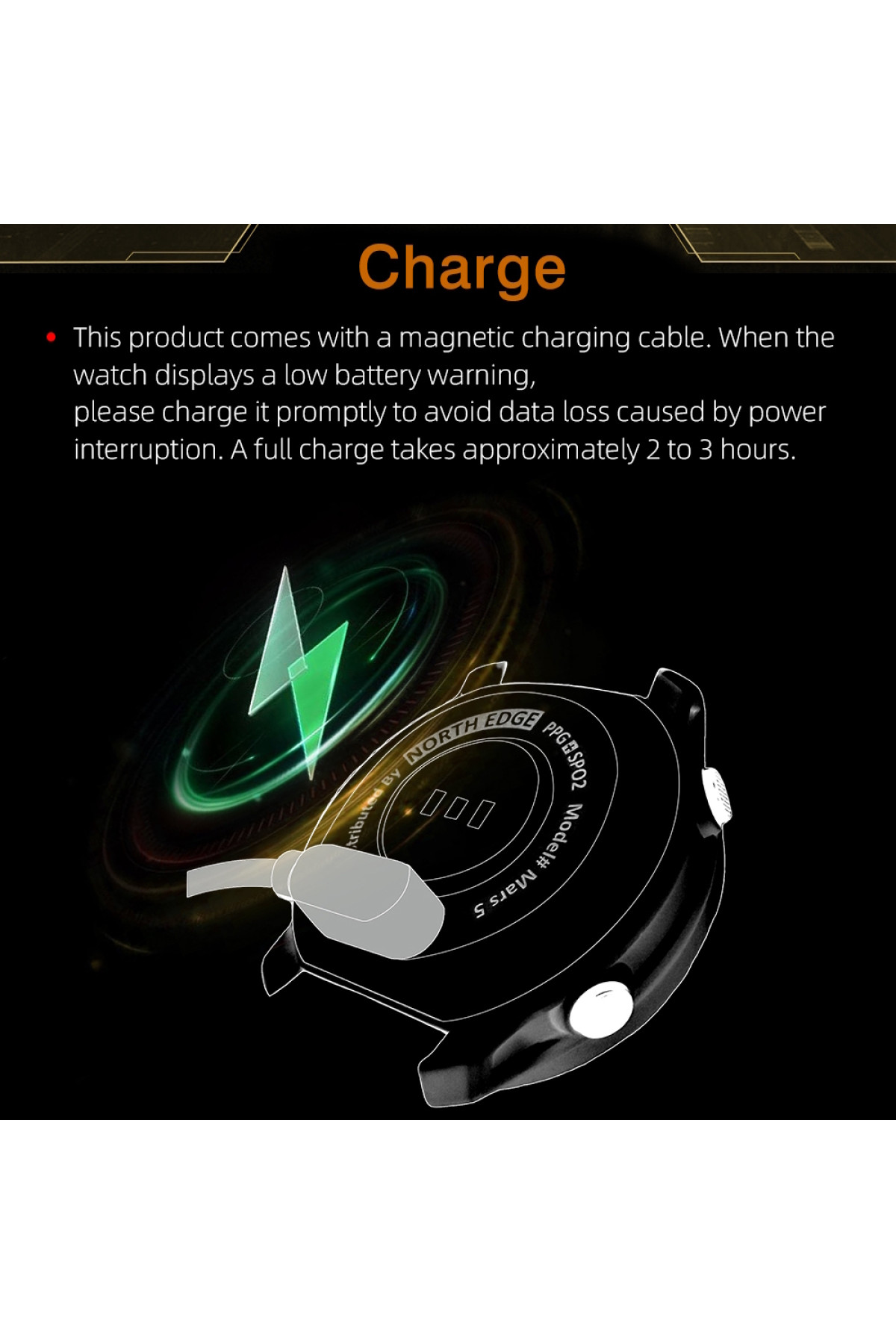 Чоловічий годинник  North Edge Mars5 Nano