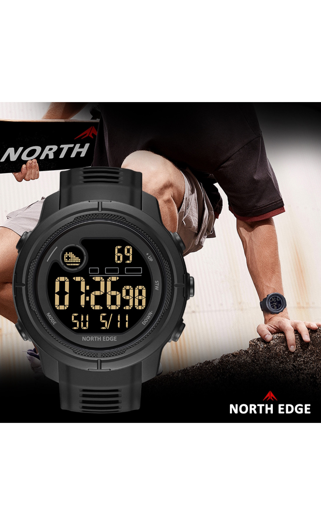 Чоловічий годинник  North Edge Mars5 Nano