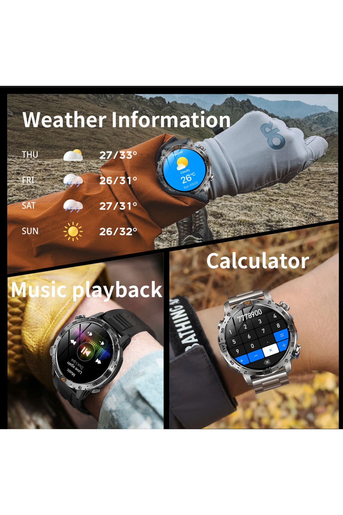 Смарт годинник  Smart Fire Steel з компасом