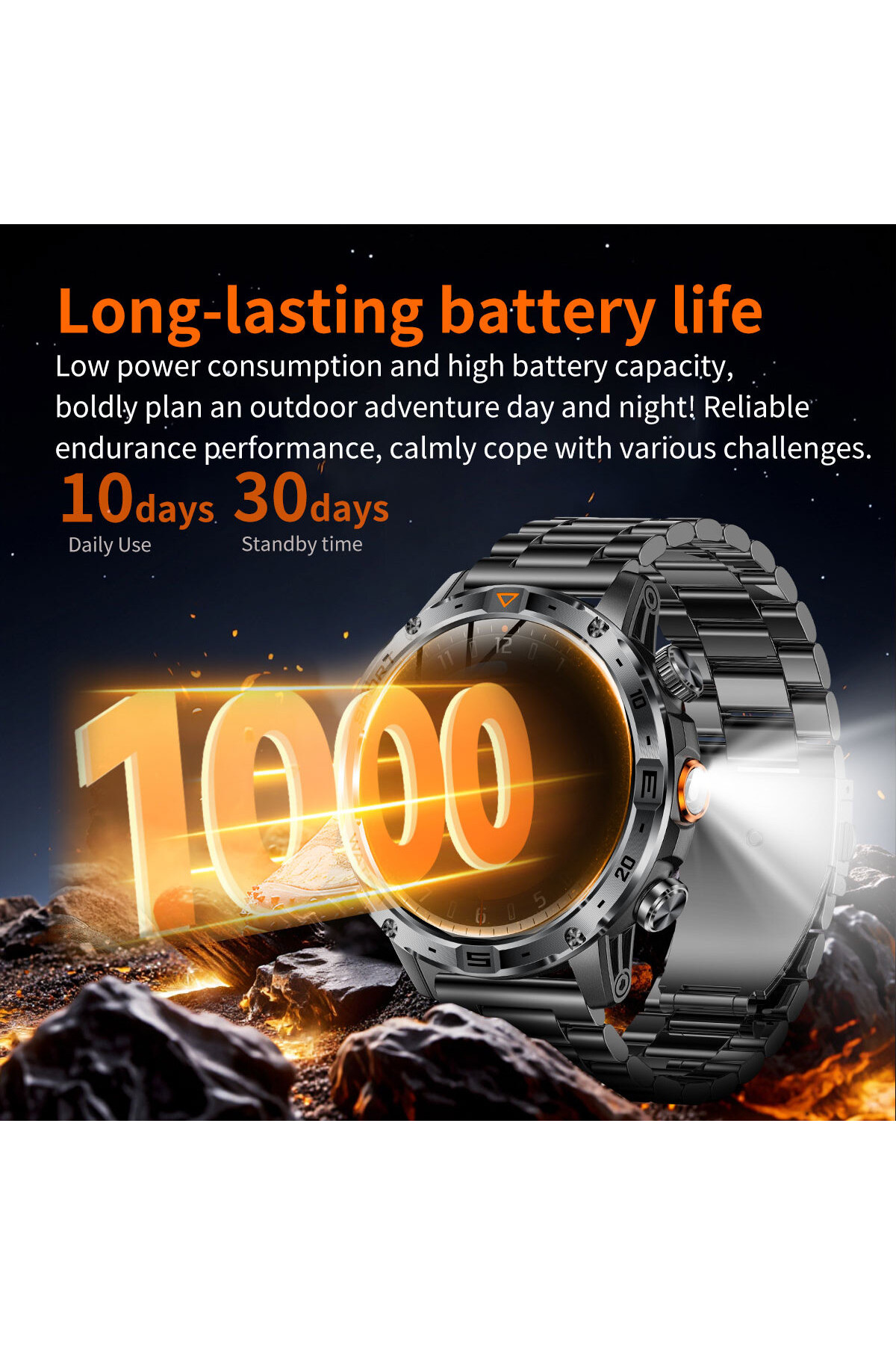 Смарт годинник  Smart Fire Steel з компасом