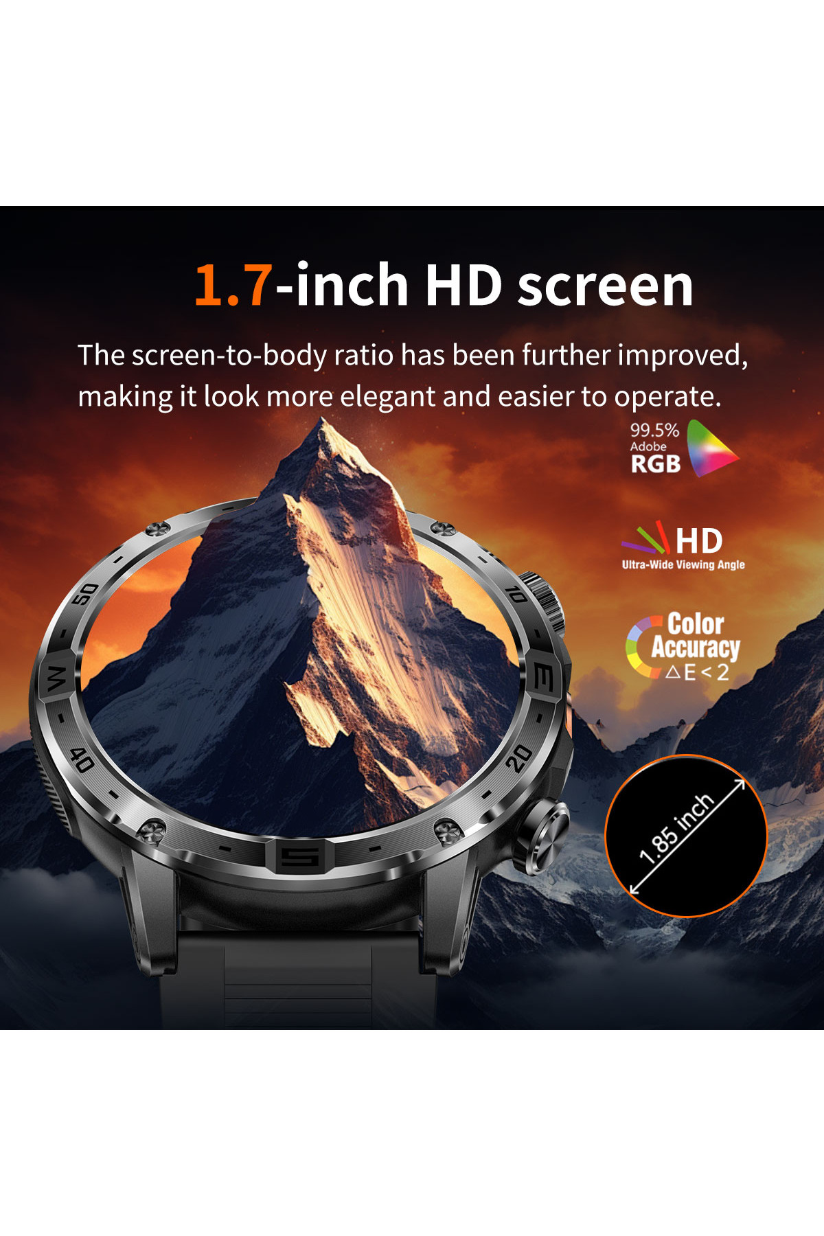 Смарт годинник  Smart Fire Steel з компасом