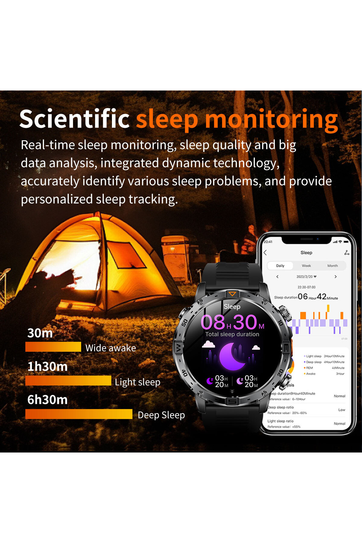 Смарт годинник  Smart Fire Rubber з компасом
