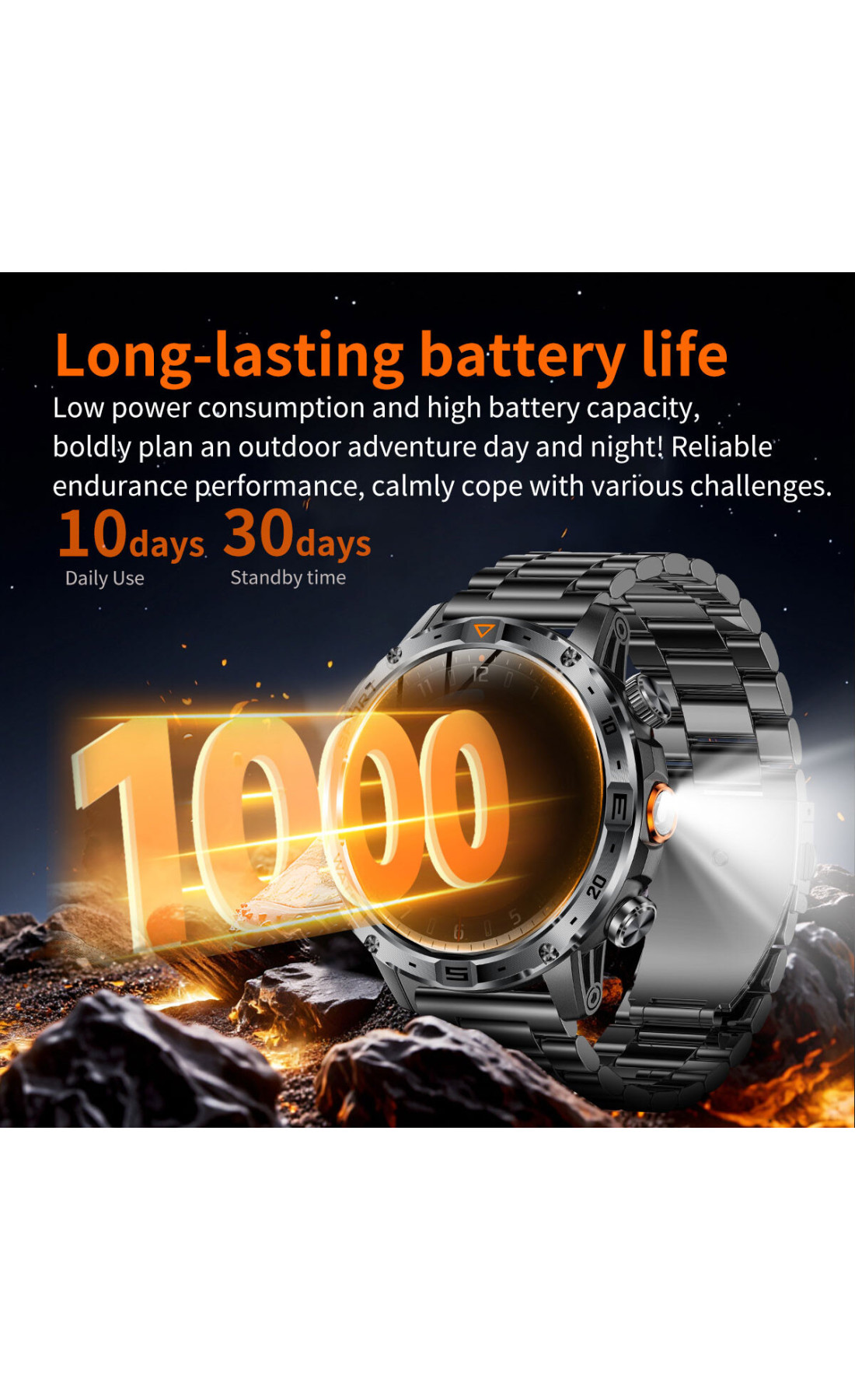 Смарт годинник  Smart Fire Rubber з компасом