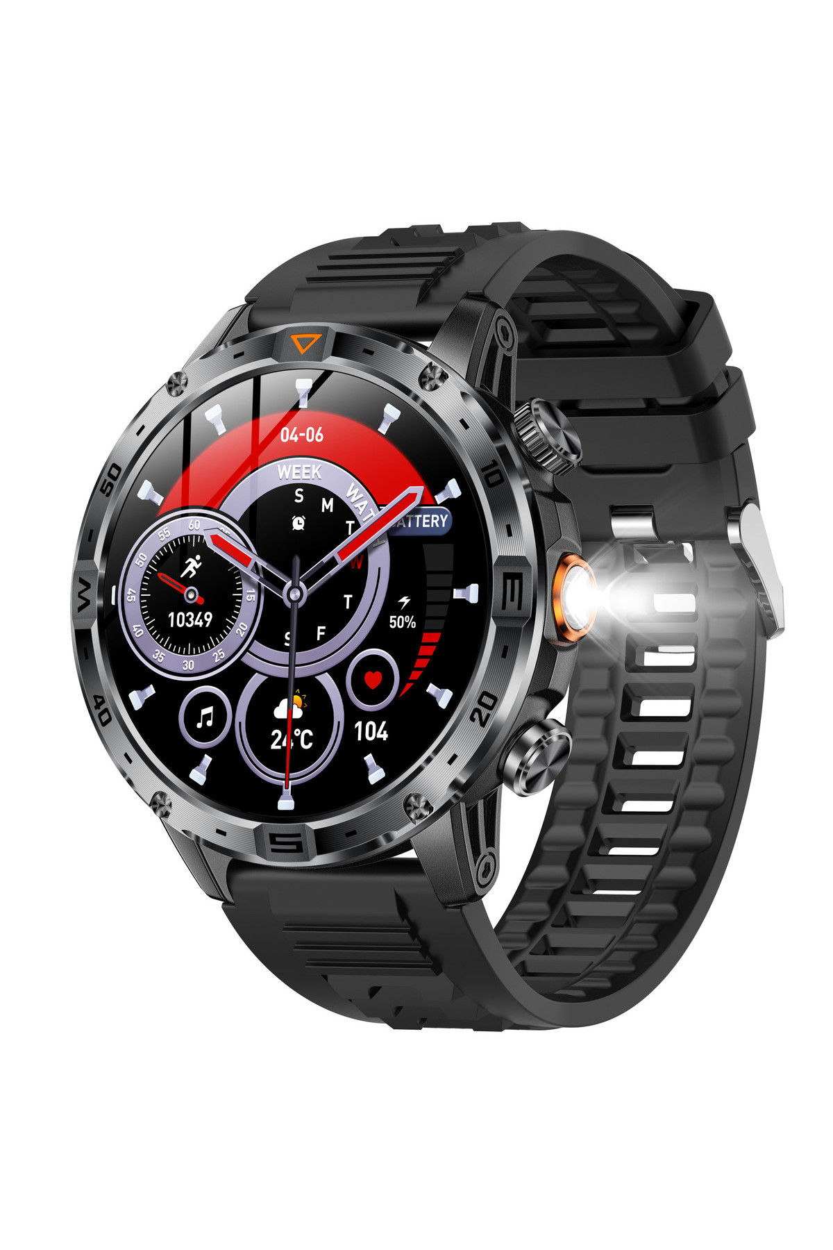 Смарт годинник  Smart Fire Rubber з компасом