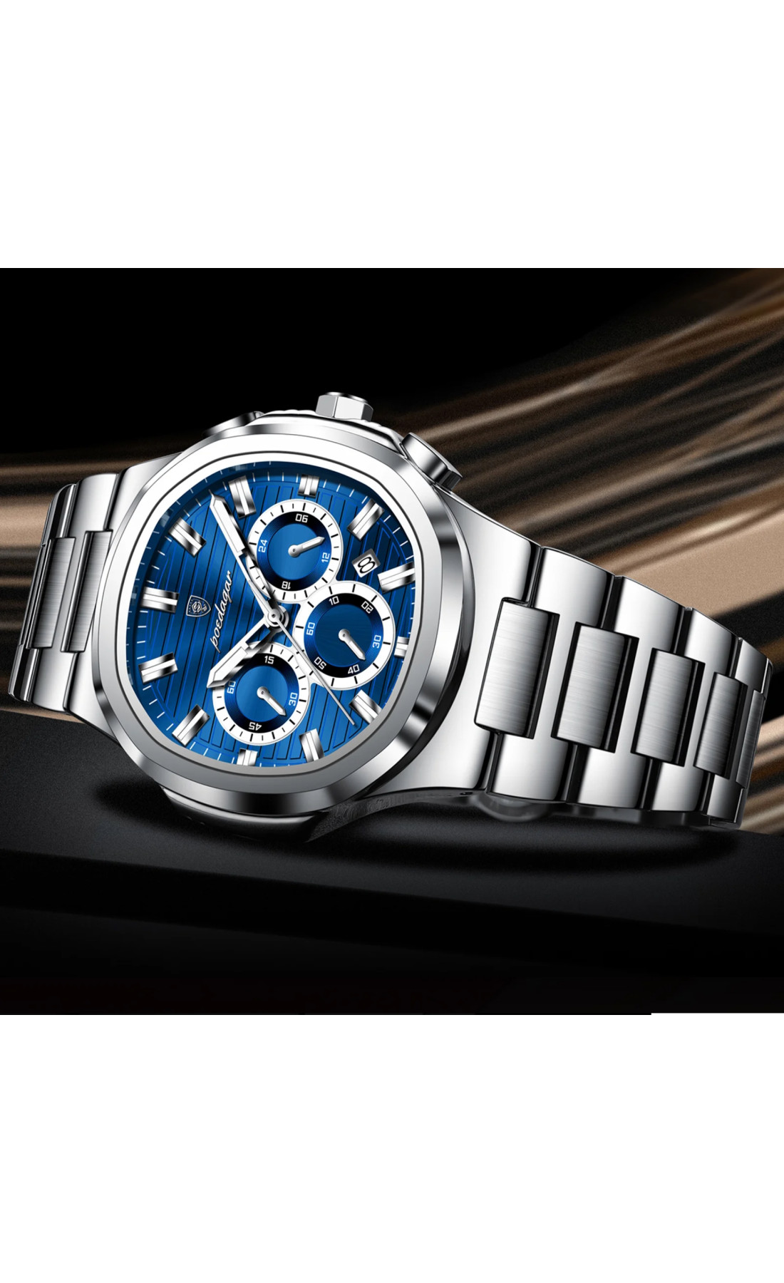 Чоловічий годинник  Poedagar RiverWood