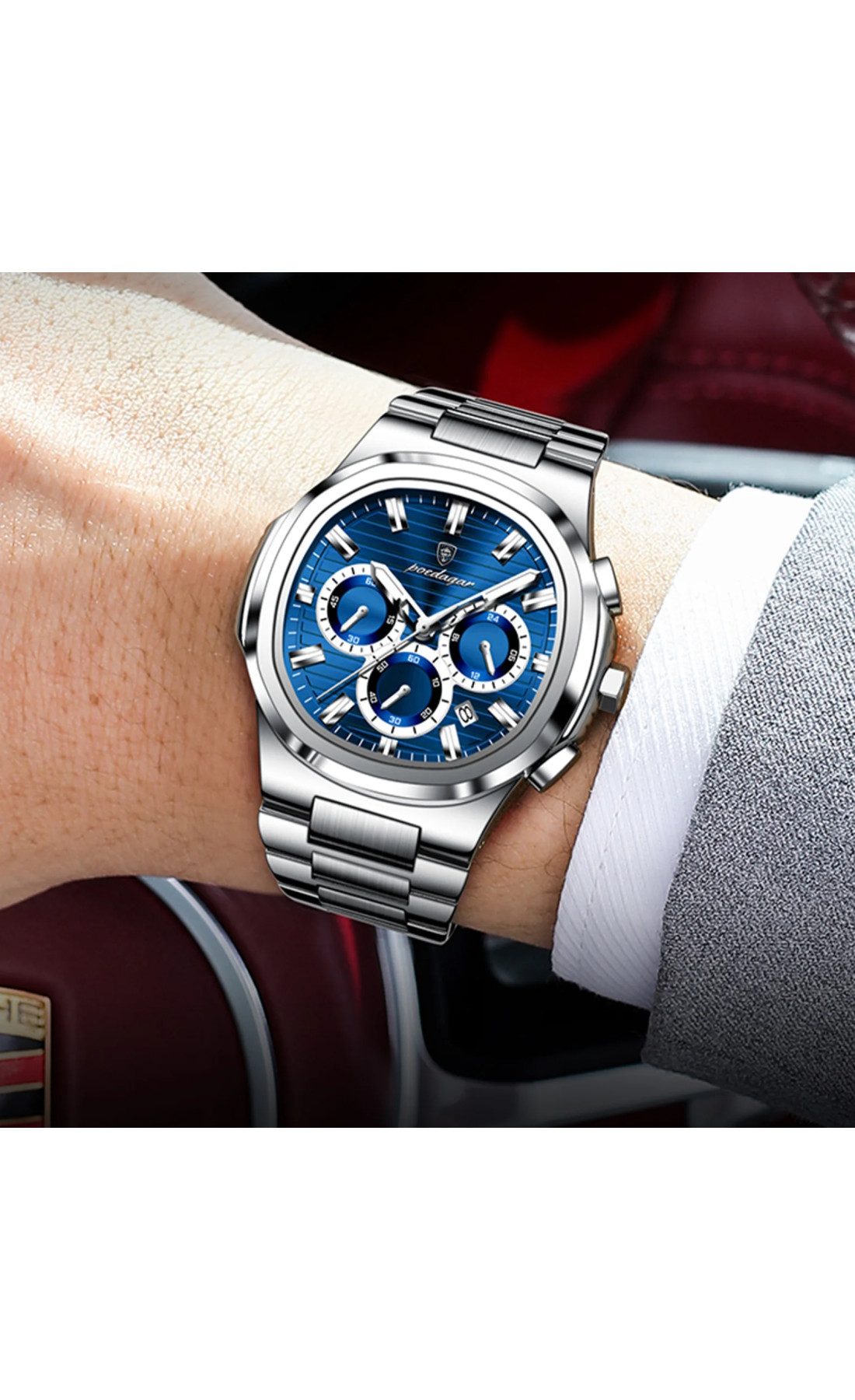 Чоловічий годинник  Poedagar RiverWood