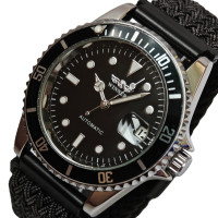 Чоловічий годинник  Winner Basel Nylon, 2 ремінці