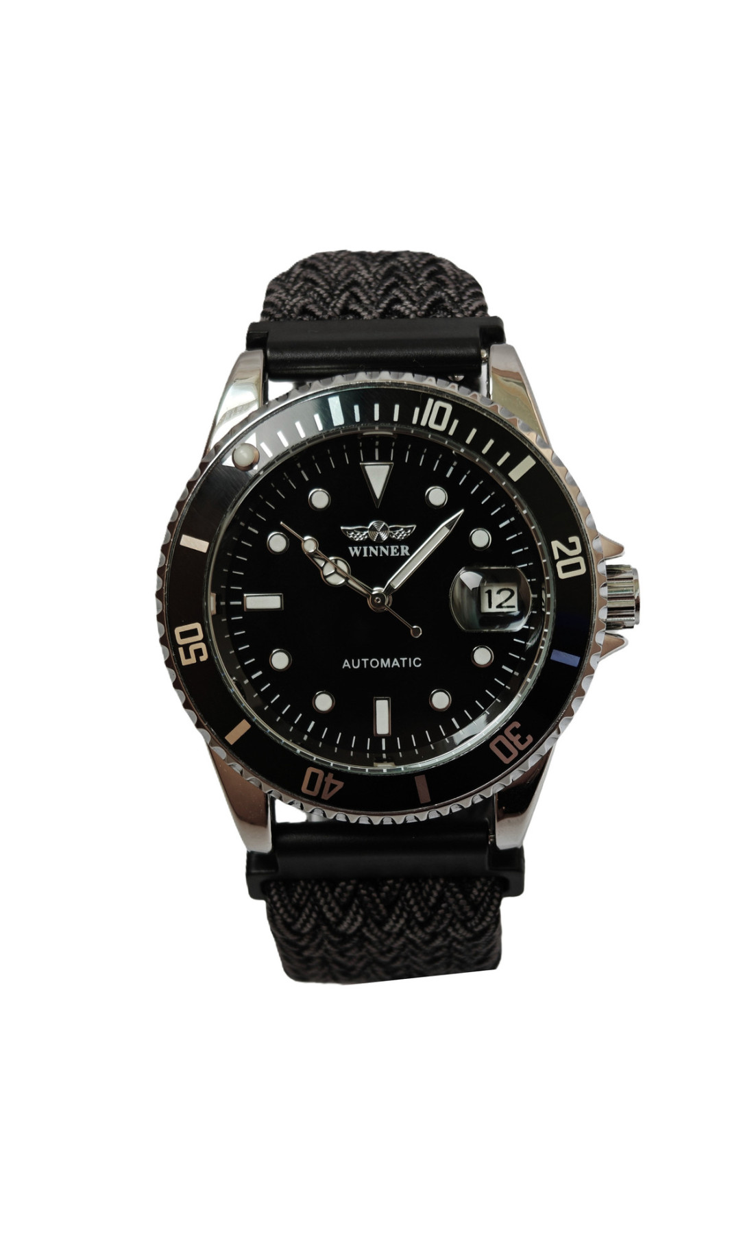 Чоловічий годинник  Winner Basel Nylon, 2 ремінці