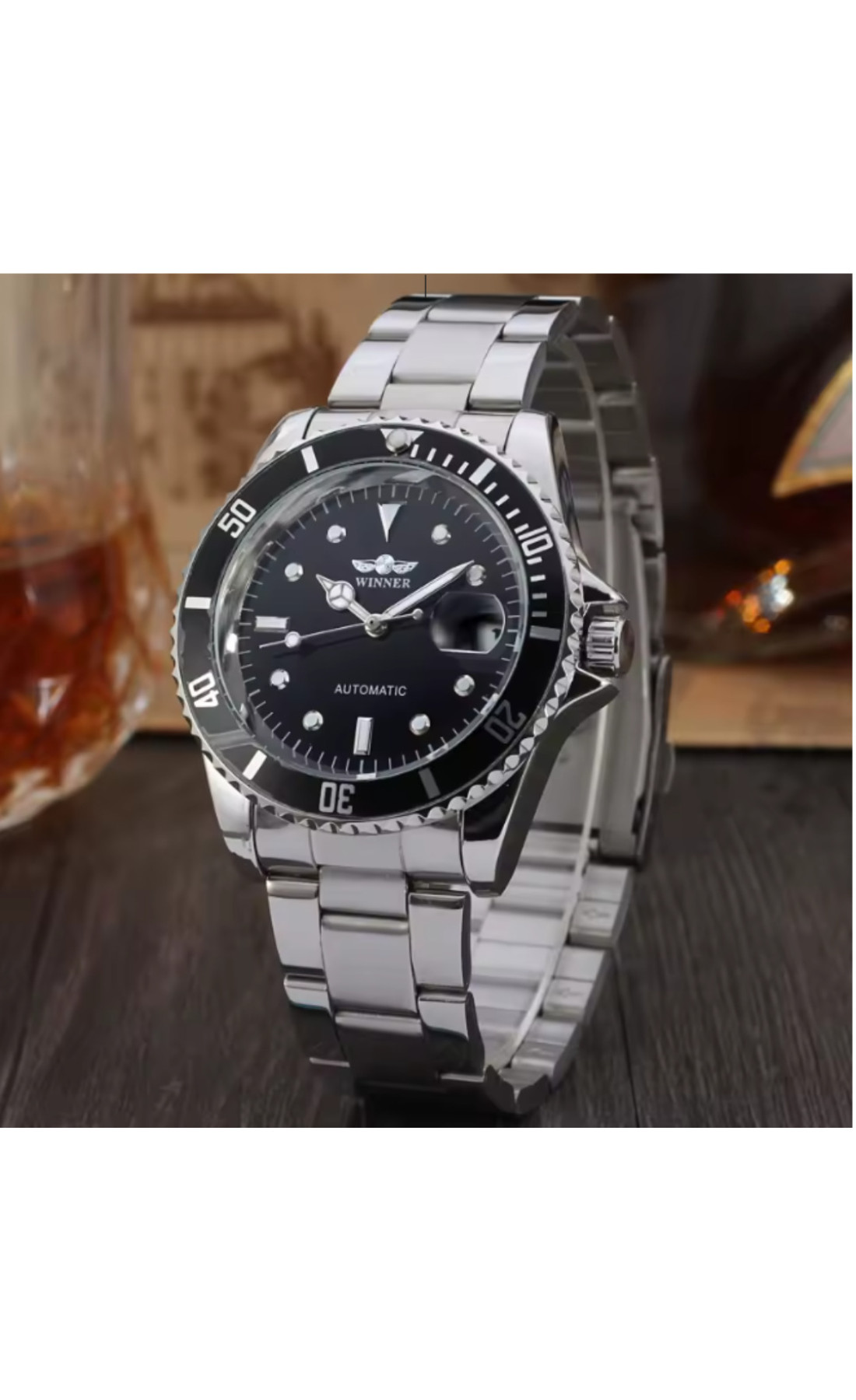 Чоловічий годинник  Winner Basel Nylon, 2 ремінці