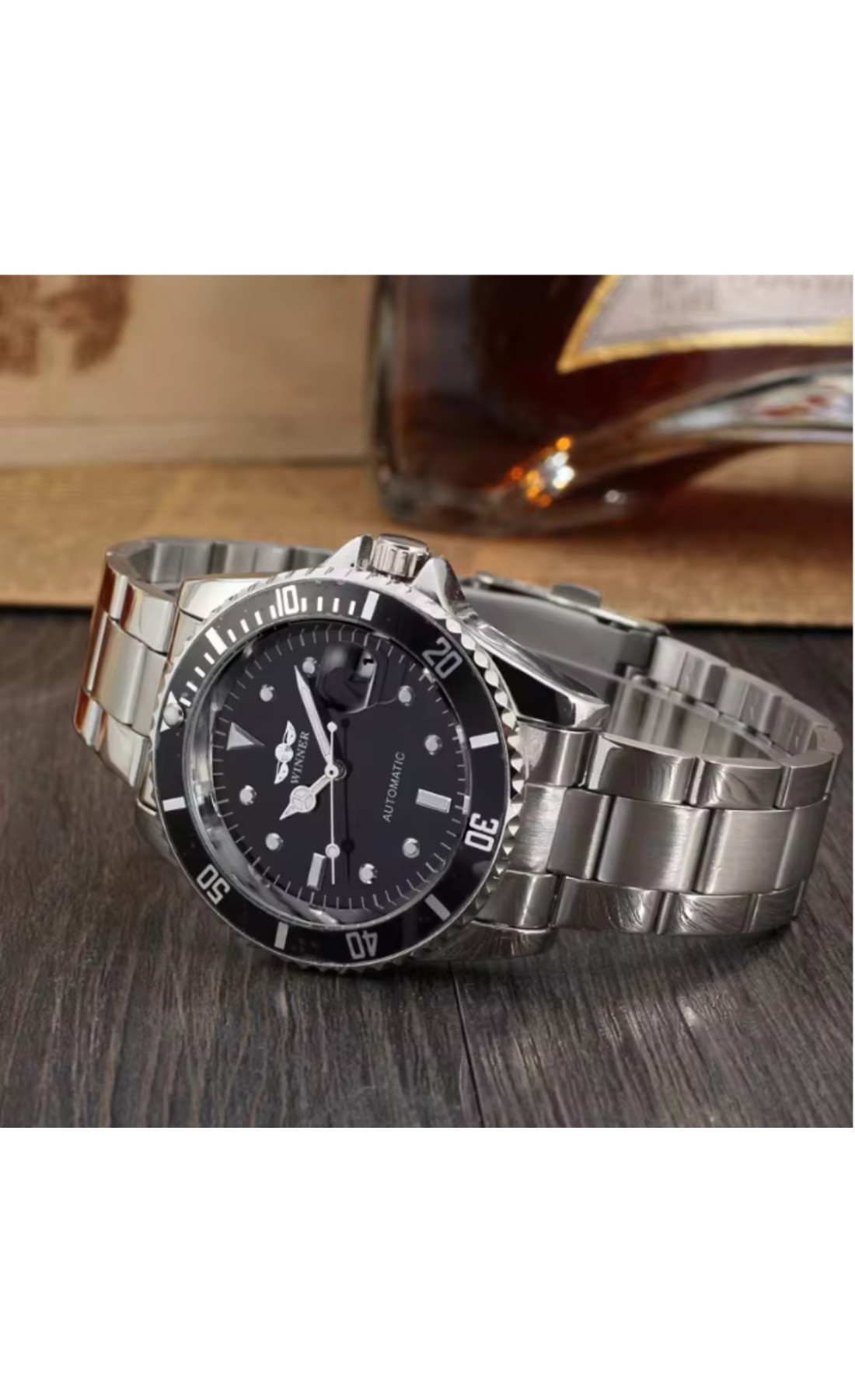 Чоловічий годинник  Winner Basel Nylon, 2 ремінці