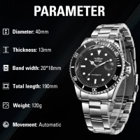 Чоловічий годинник  Winner Basel Nylon, 2 ремінці