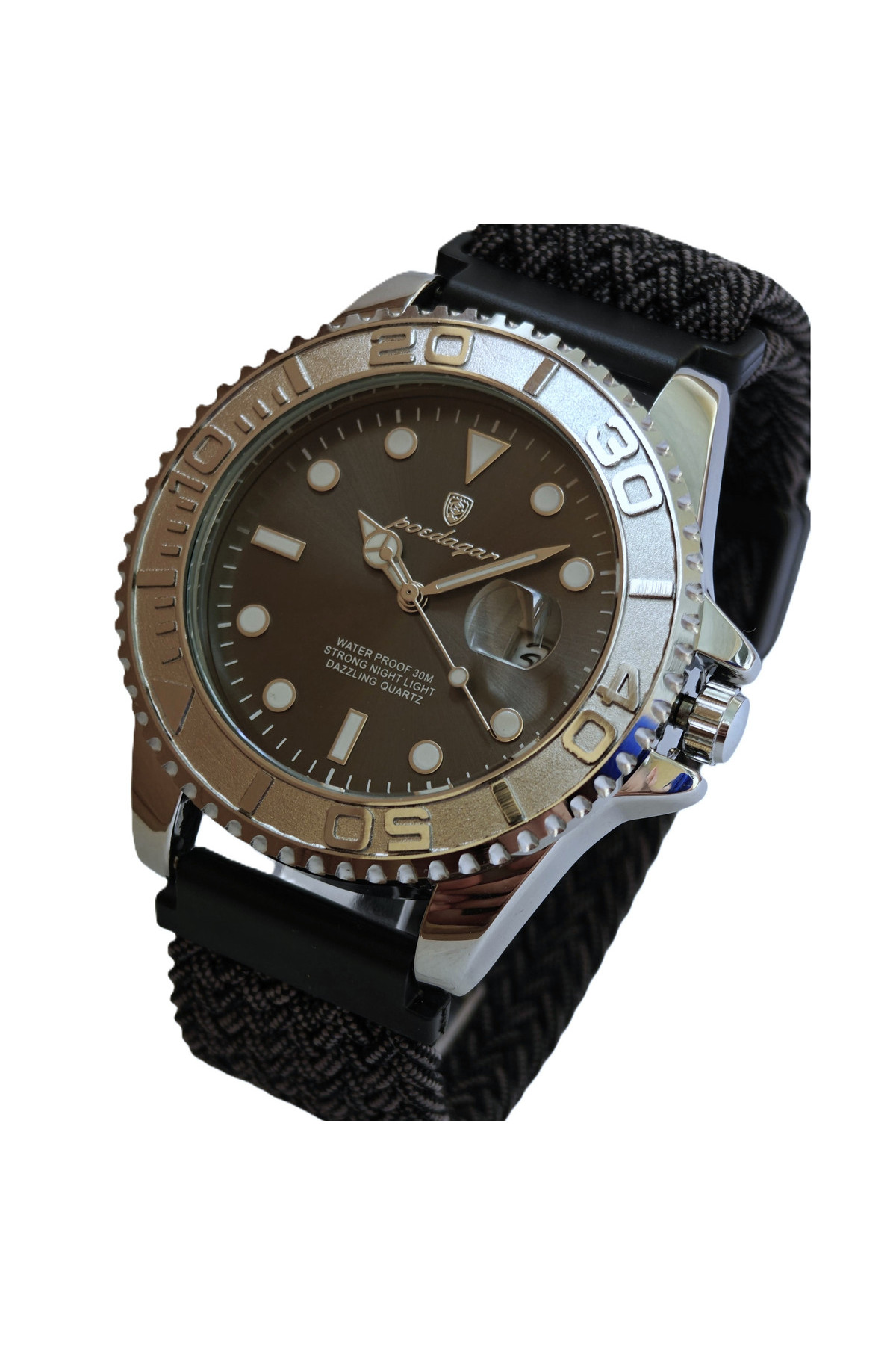 Чоловічий годинник  Poedagar Pilot Nylon, 2 ремінці