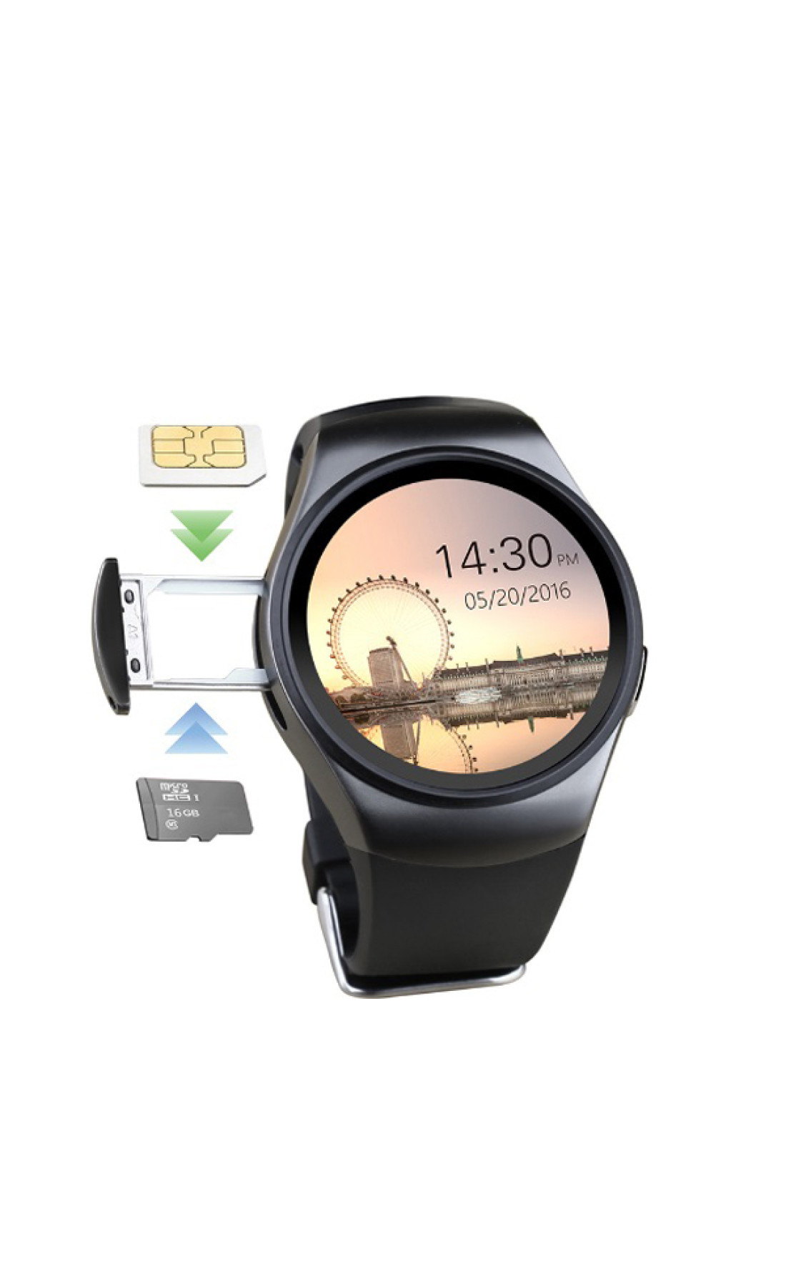 Смарт годинник  Smart KW18 Black