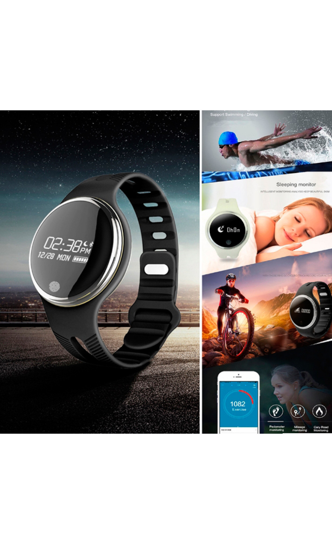 Смарт годинник  Smart E07 Swimming