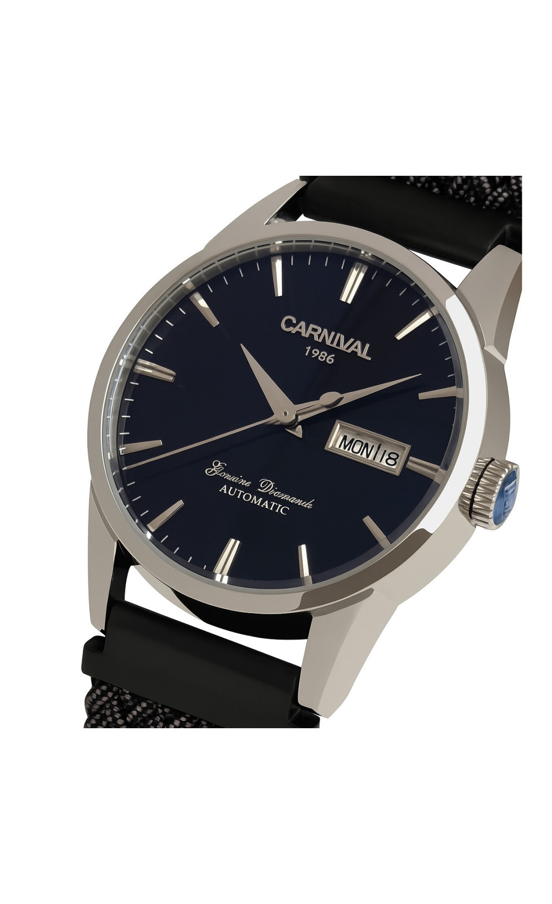 Чоловічий годинник  Carnival Flagman Magnetic Grey, 2 ремінці