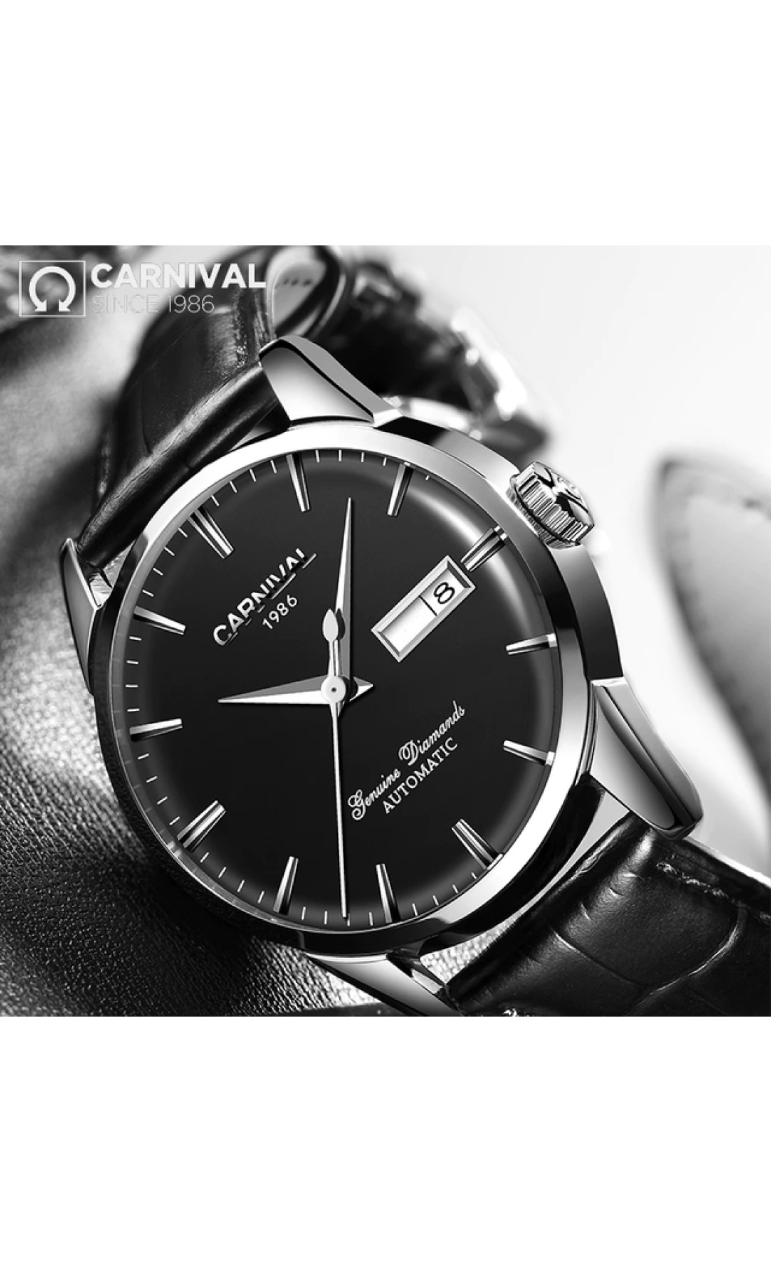 Чоловічий годинник  Carnival Flagman Magnetic Grey, 2 ремінці