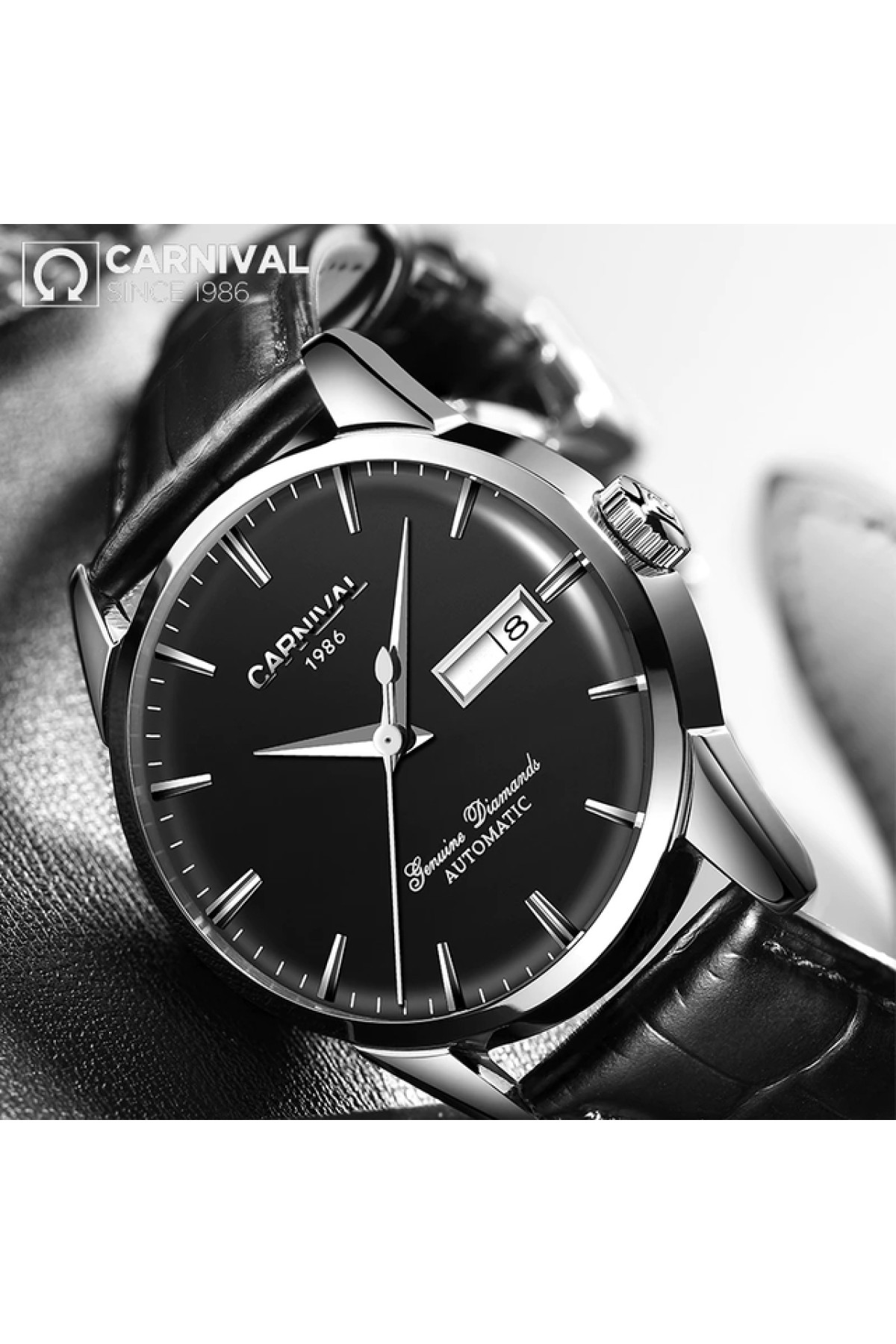 Чоловічий годинник  Carnival Flagman Magnetic Grey, 2 ремінці