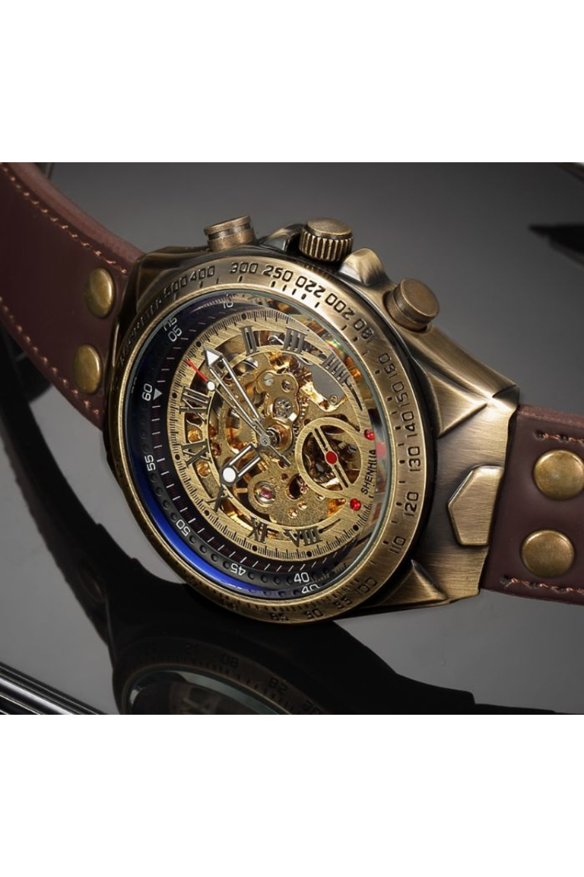 Чоловічий годинник  Winner Status Rubber, 2 ремінці