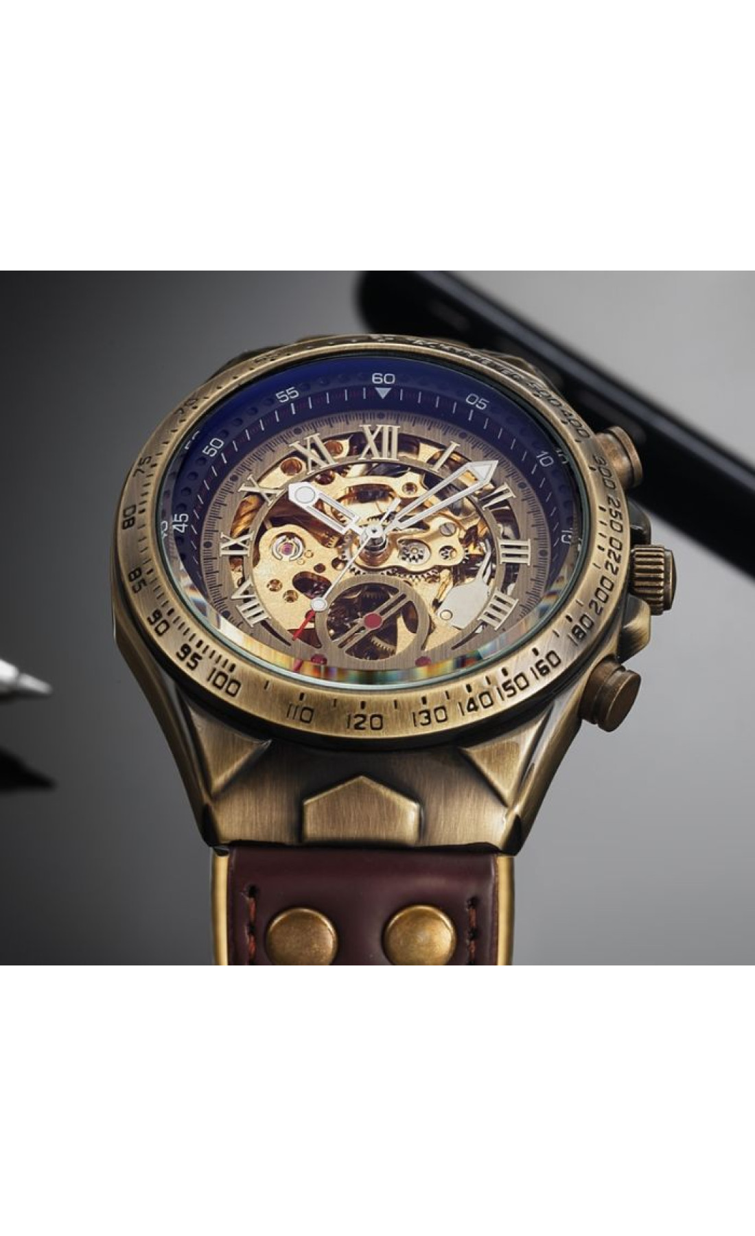 Чоловічий годинник  Winner Status Rubber, 2 ремінці