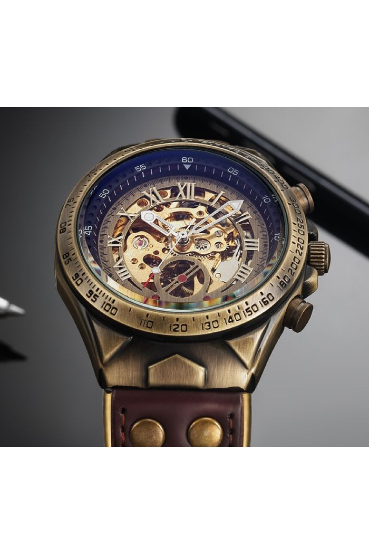 Чоловічий годинник  Winner Status Rubber, 2 ремінці