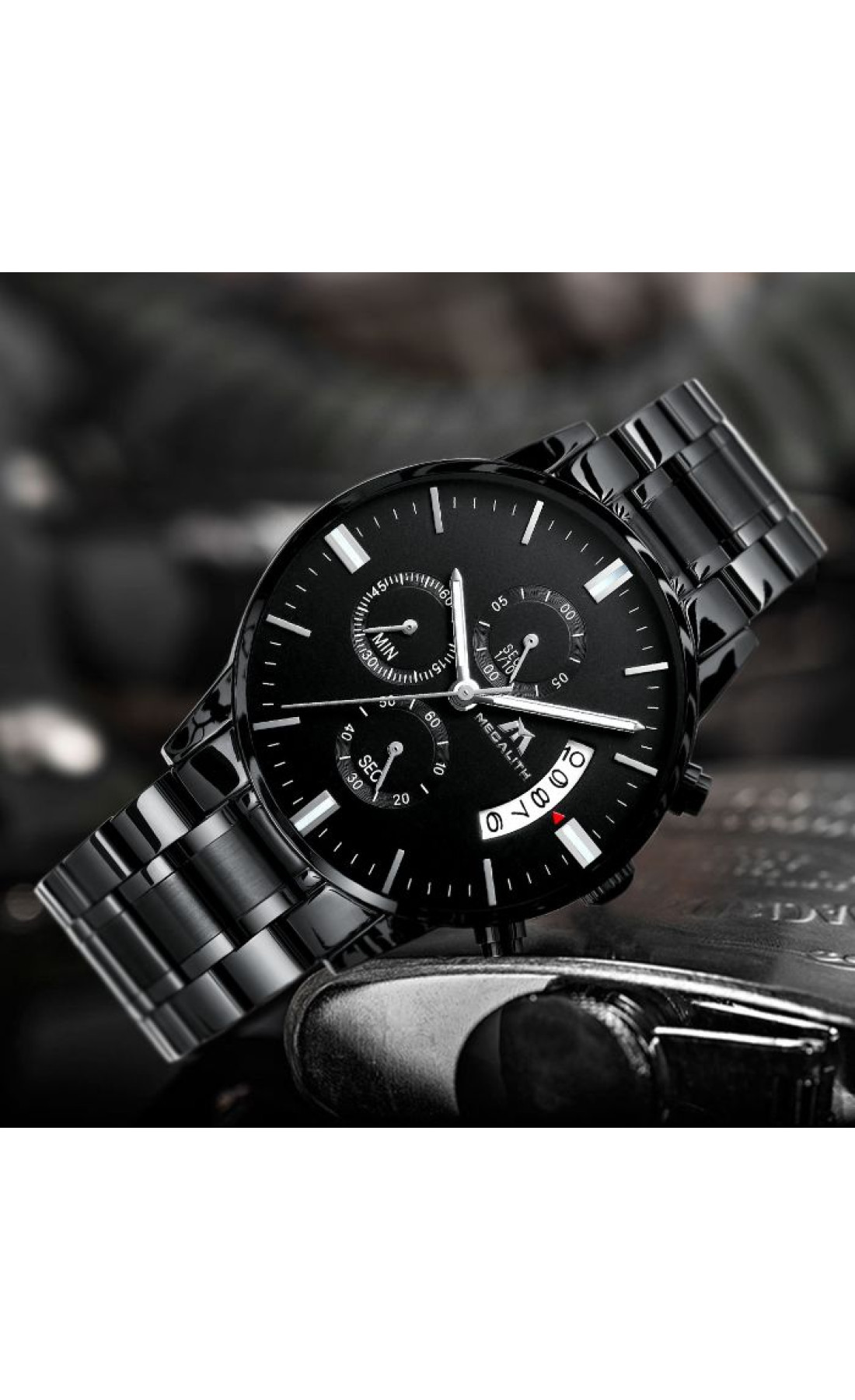 Чоловічий годинник  MegaLith Super Nylon, 2 ремінці