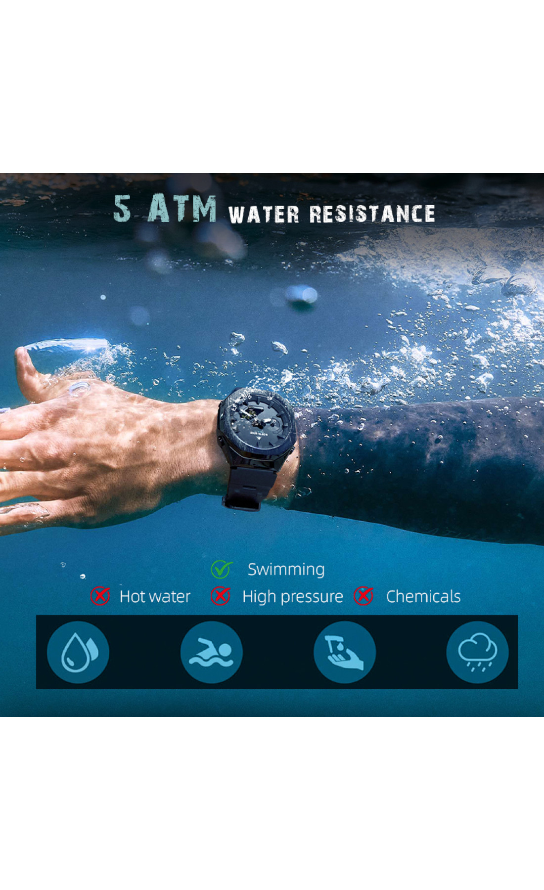 Чоловічий годинник  North Edge Mercury