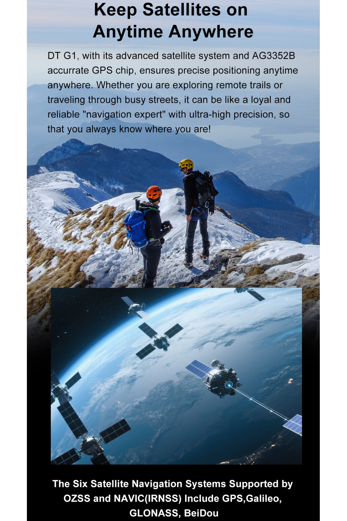 Смарт годинник  Smart Navigation Pro з GPS, 2 ремінці