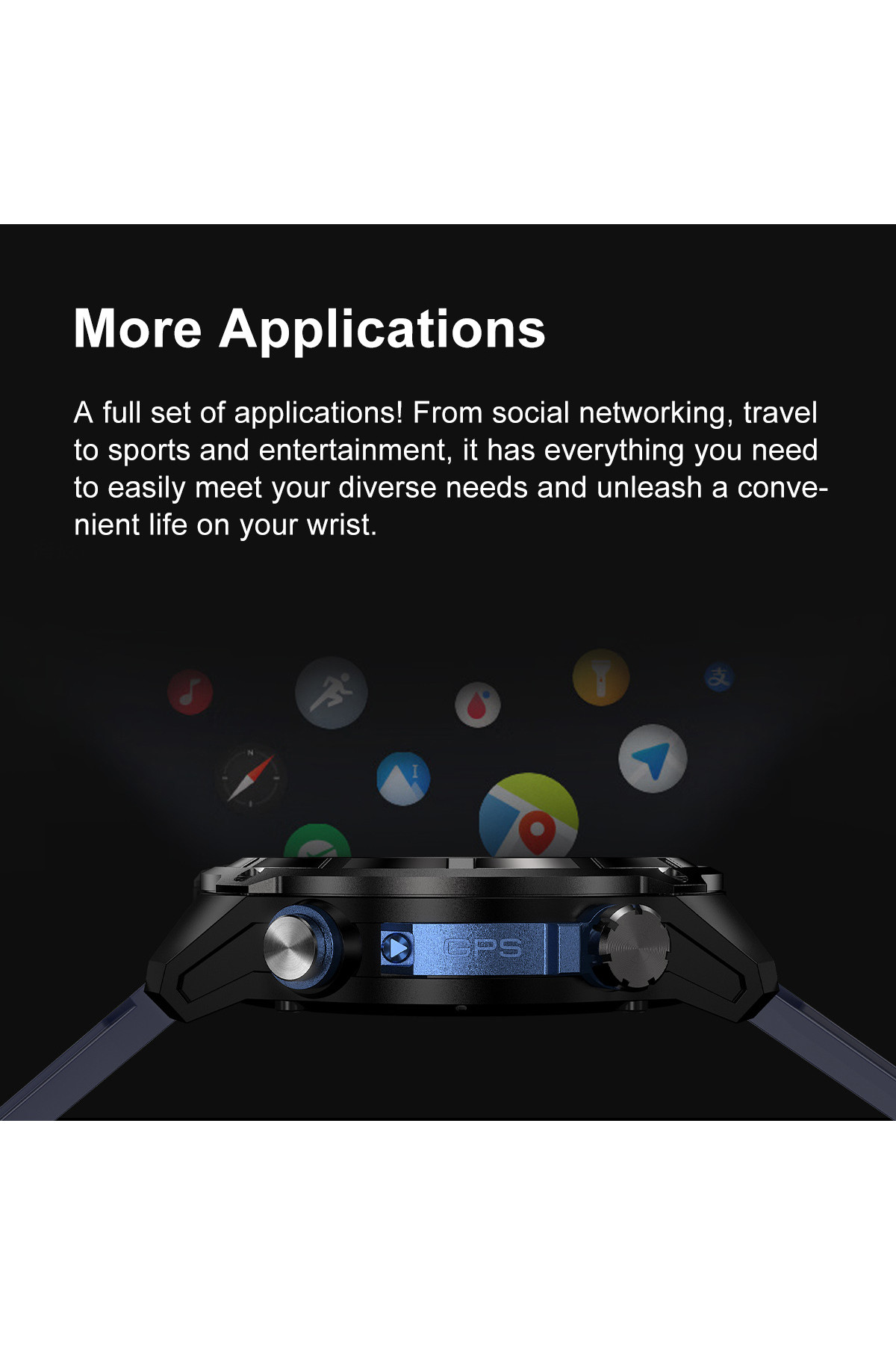 Смарт годинник  Smart Navigation Pro з GPS, 2 ремінці