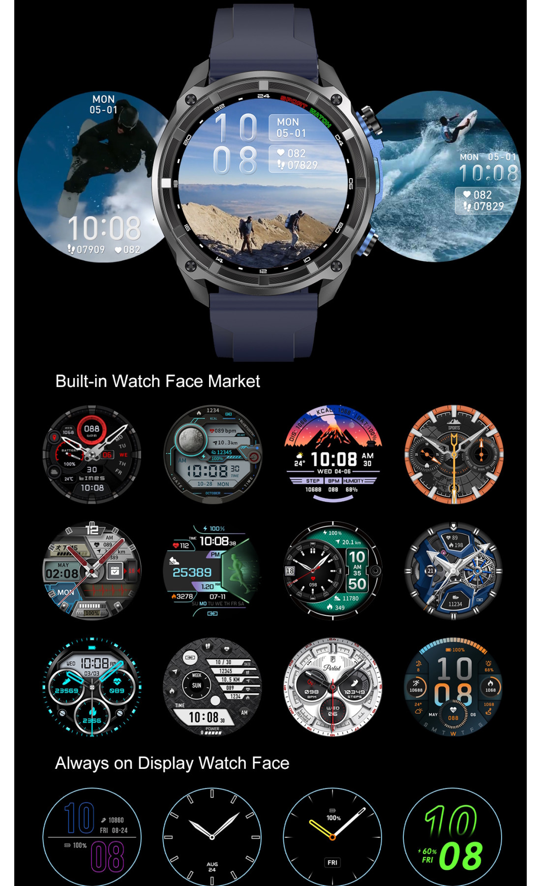 Смарт годинник  Smart Navigation Pro з GPS, 2 ремінці