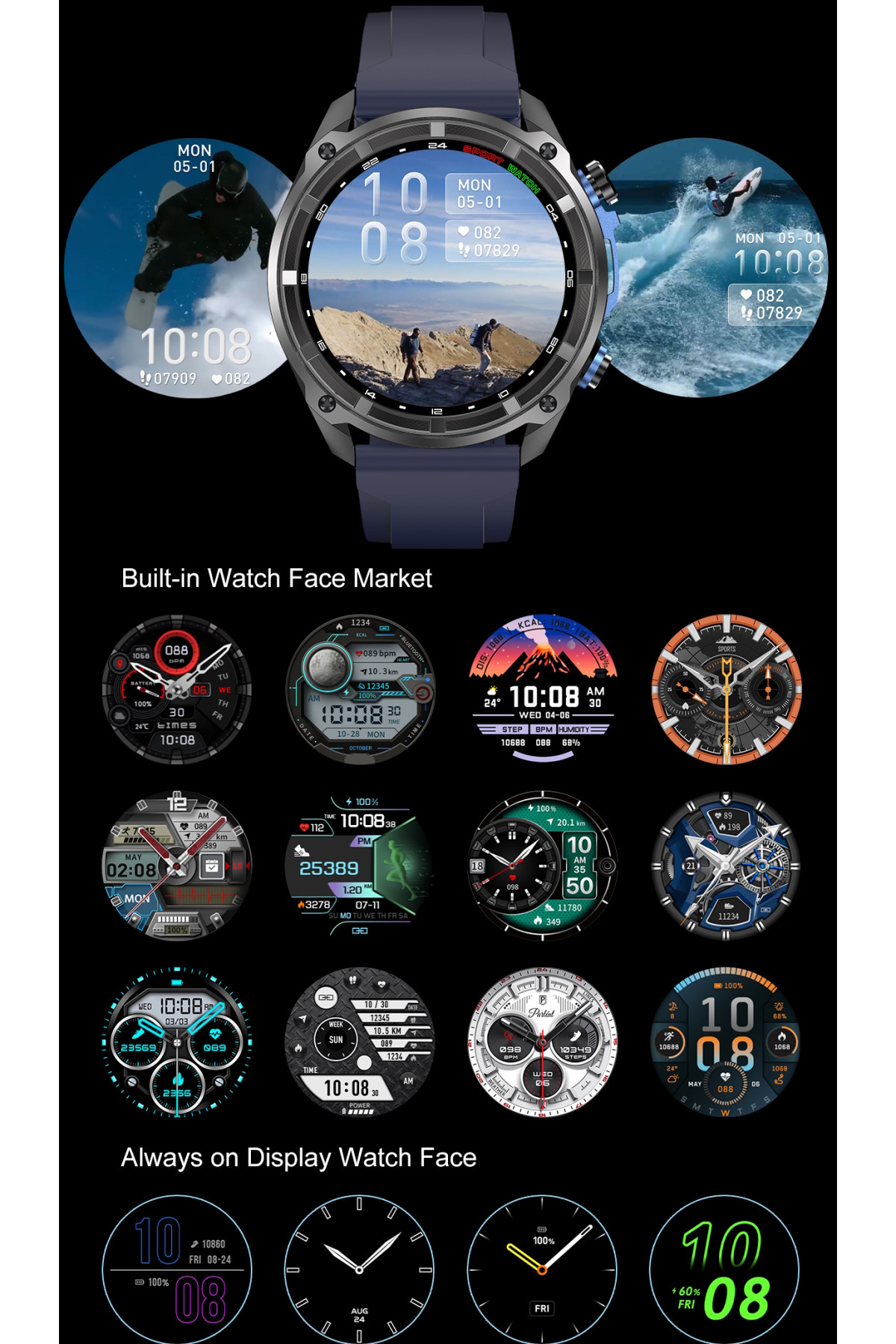 Смарт годинник  Smart Navigation Pro з GPS, 2 ремінці