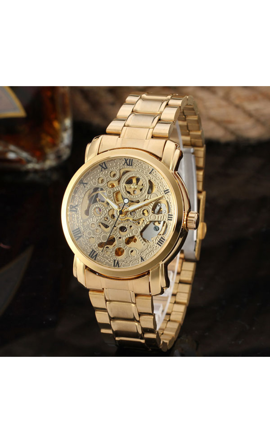 Чоловічий годинник  Winner BestSeller Leather Deluxe, 2 ремінці