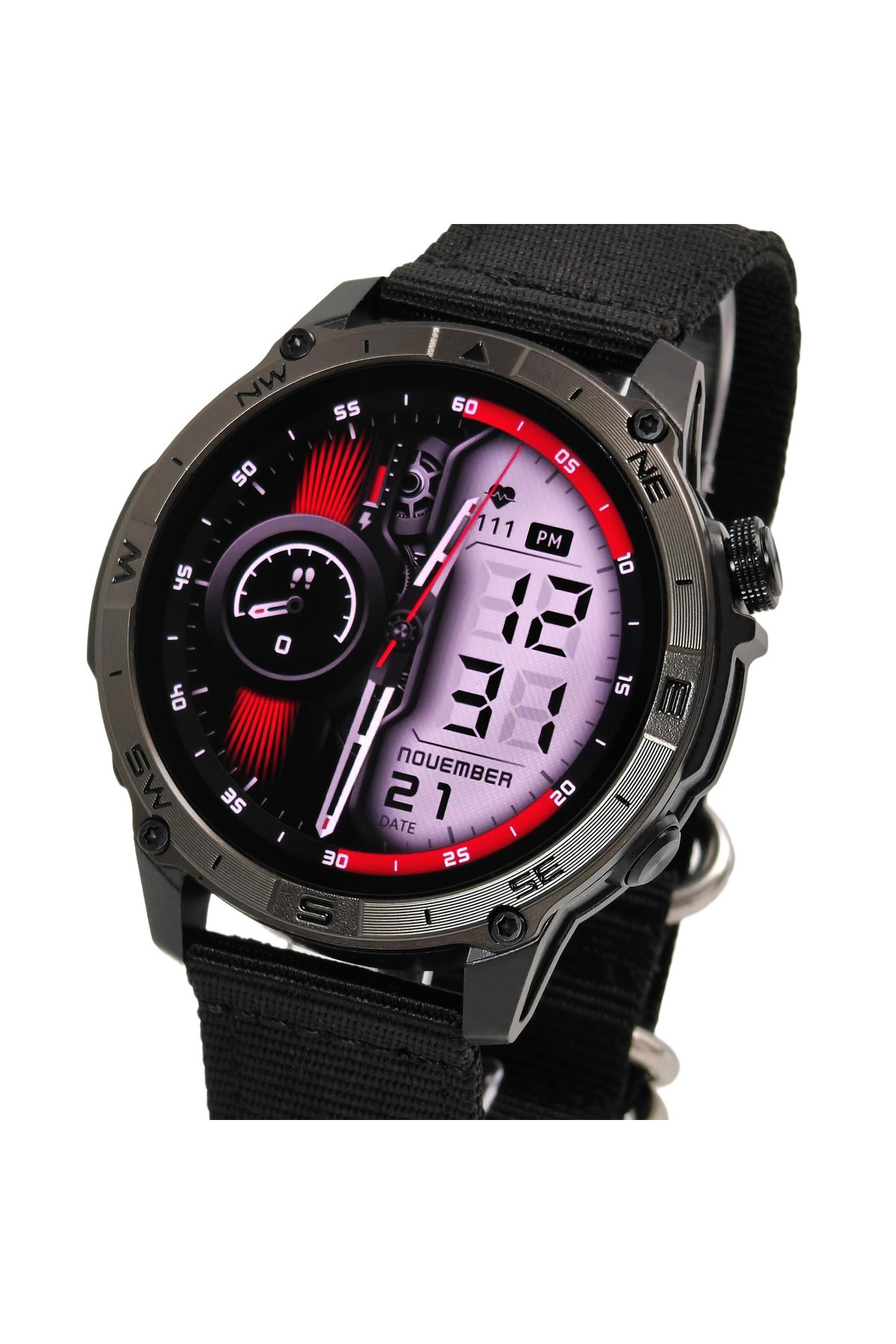 Смарт годинник  North Edge GPS Titan Black Spider, 2 ремінці