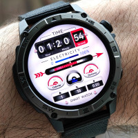 Смарт годинник  North Edge GPS Titan Black Spider, 2 ремінці