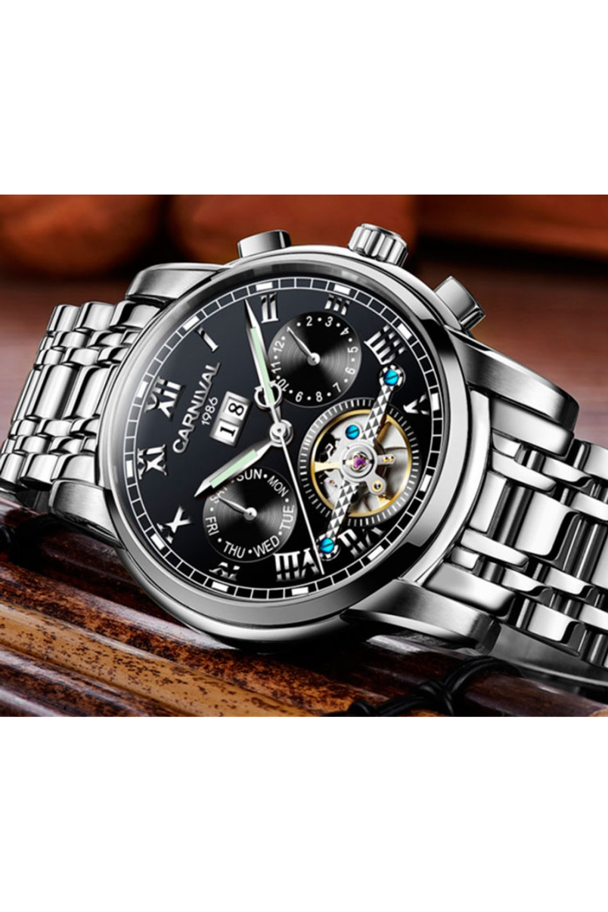 Чоловічий годинник  Carnival First Magnetic, 2 ремінці