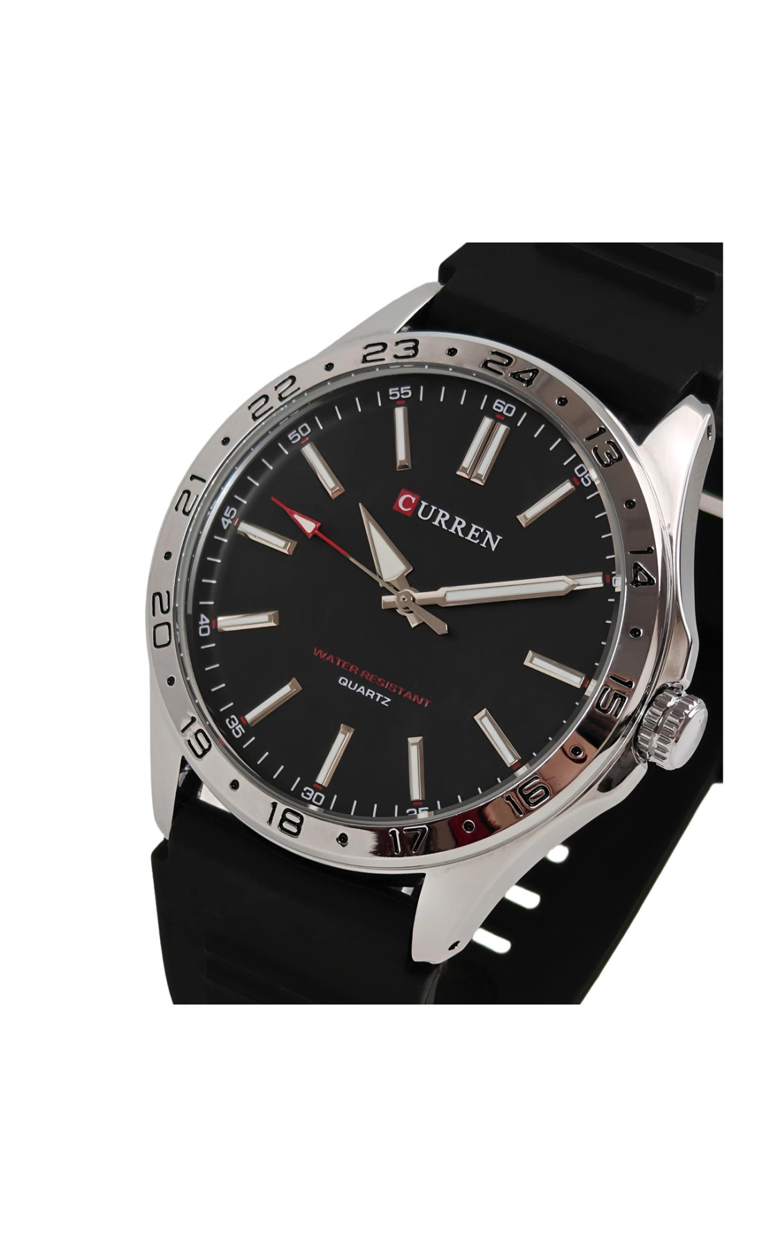 Чоловічий годинник  Curren Hector Elastic Black, 2 ремінці