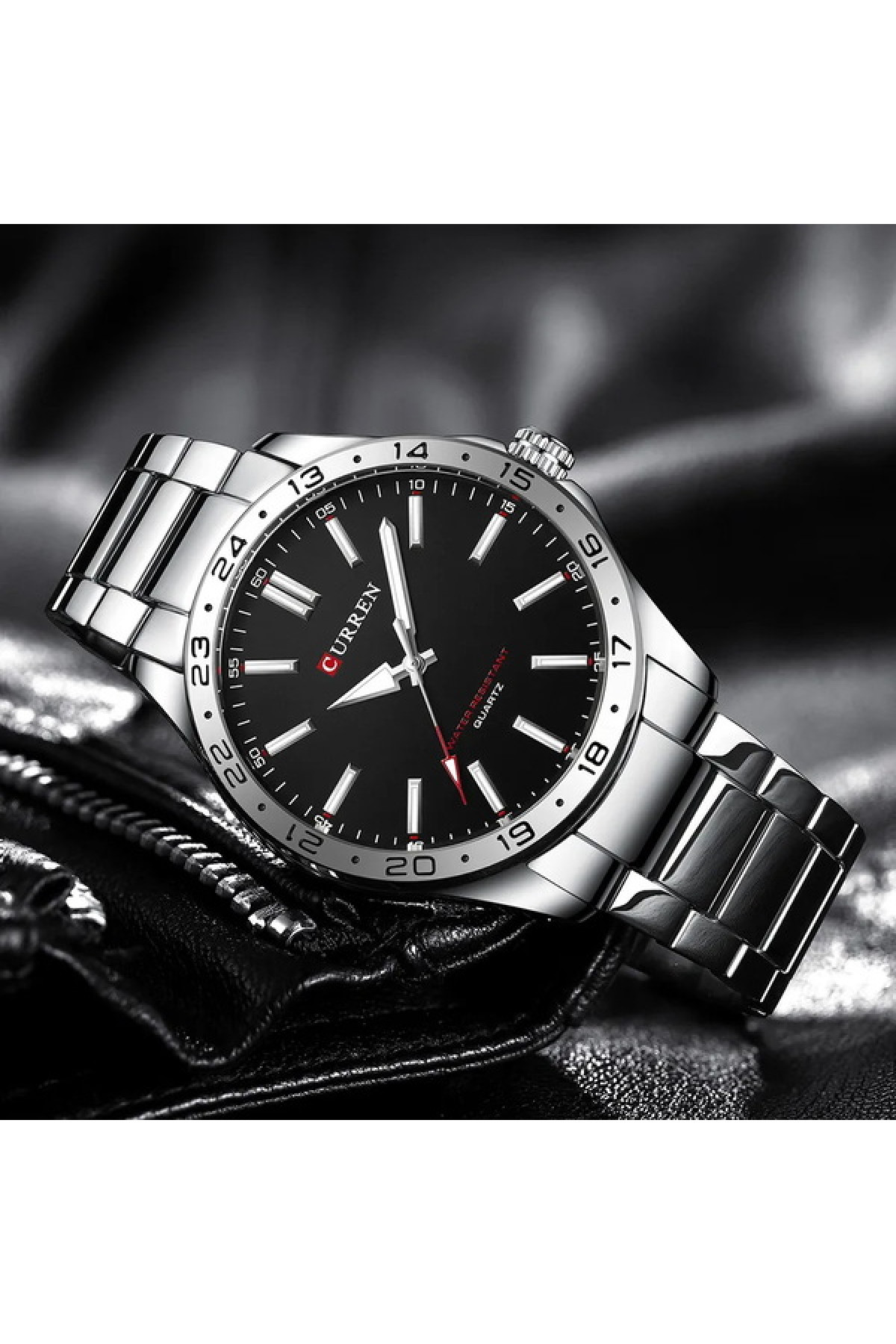 Чоловічий годинник  Curren Hector Elastic Black, 2 ремінці