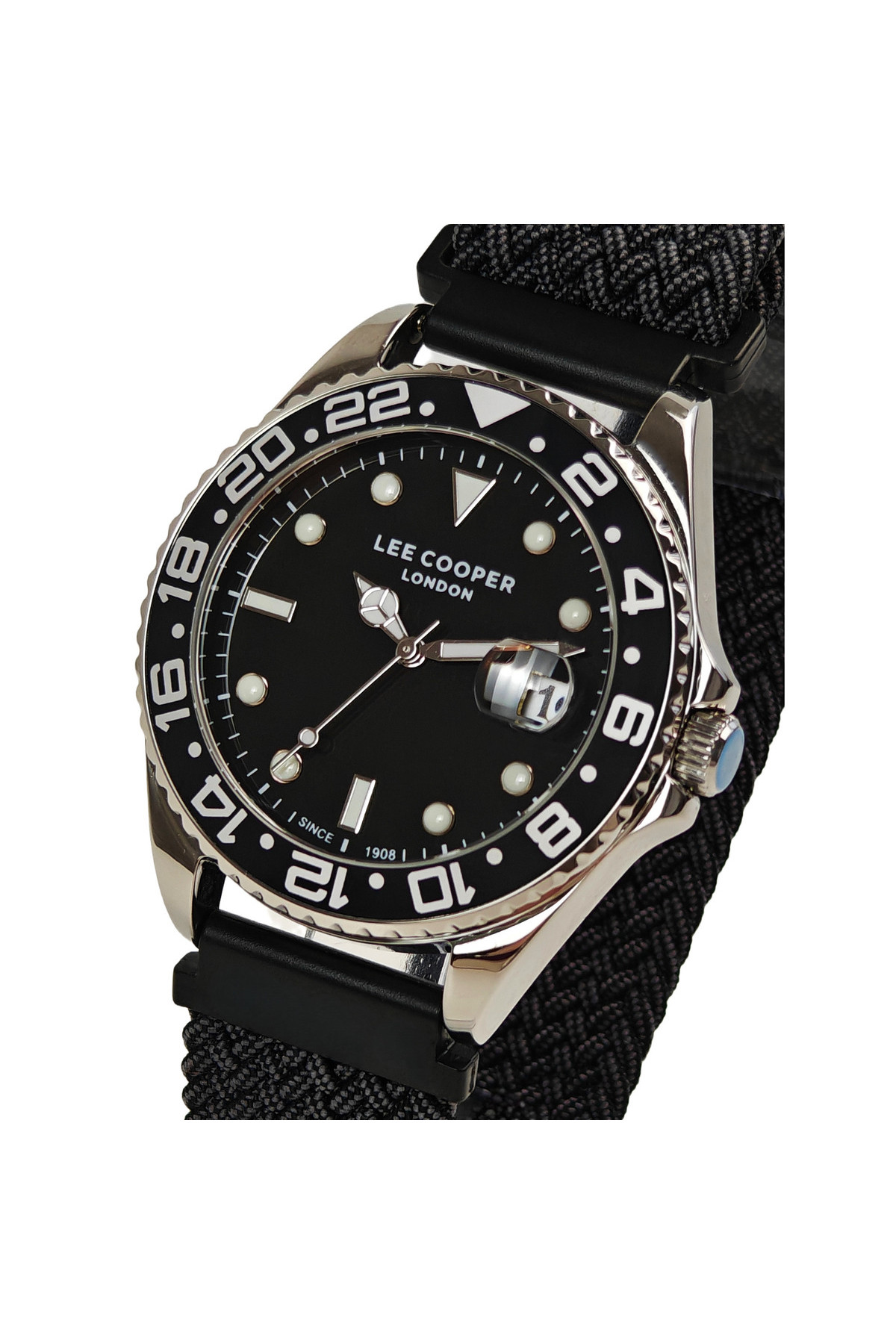 Чоловічий годинник  Lee Cooper Daytona Vibe Black, 2 ремінці