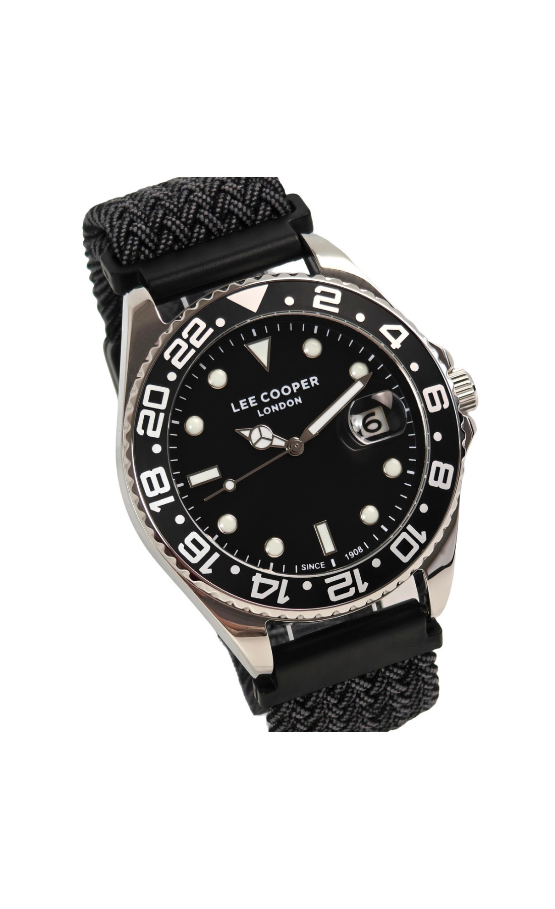 Чоловічий годинник  Lee Cooper Daytona Vibe Black, 2 ремінці